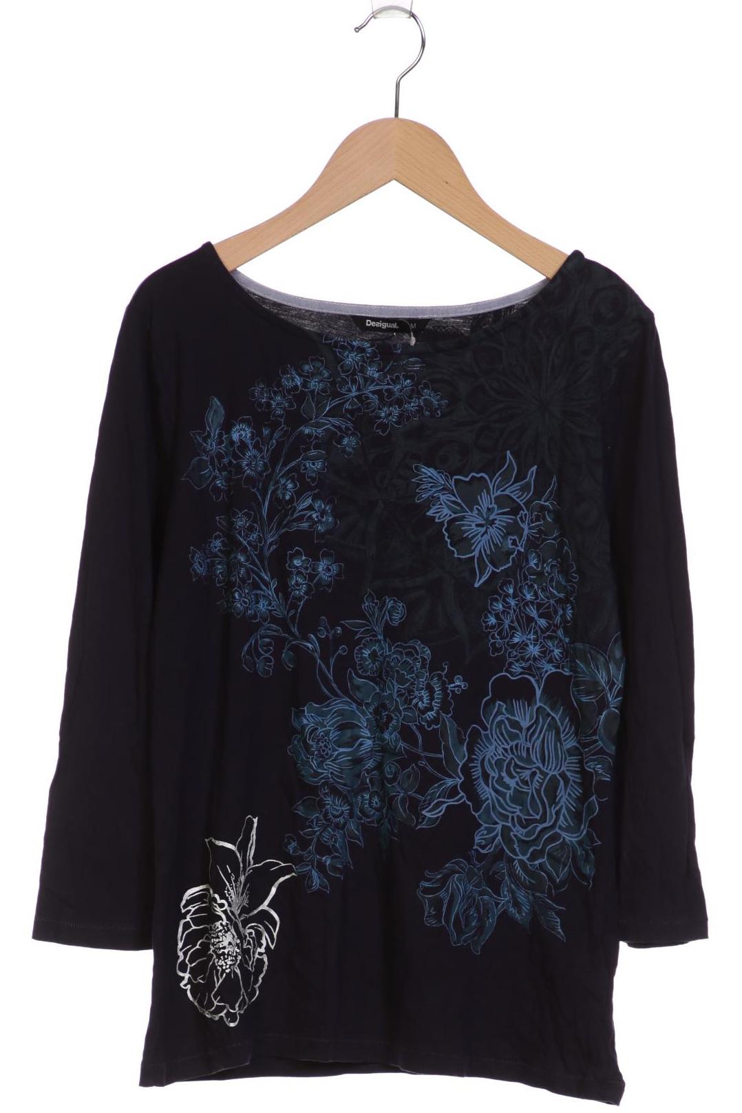 

Desigual Damen Langarmshirt, marineblau, Gr. 38