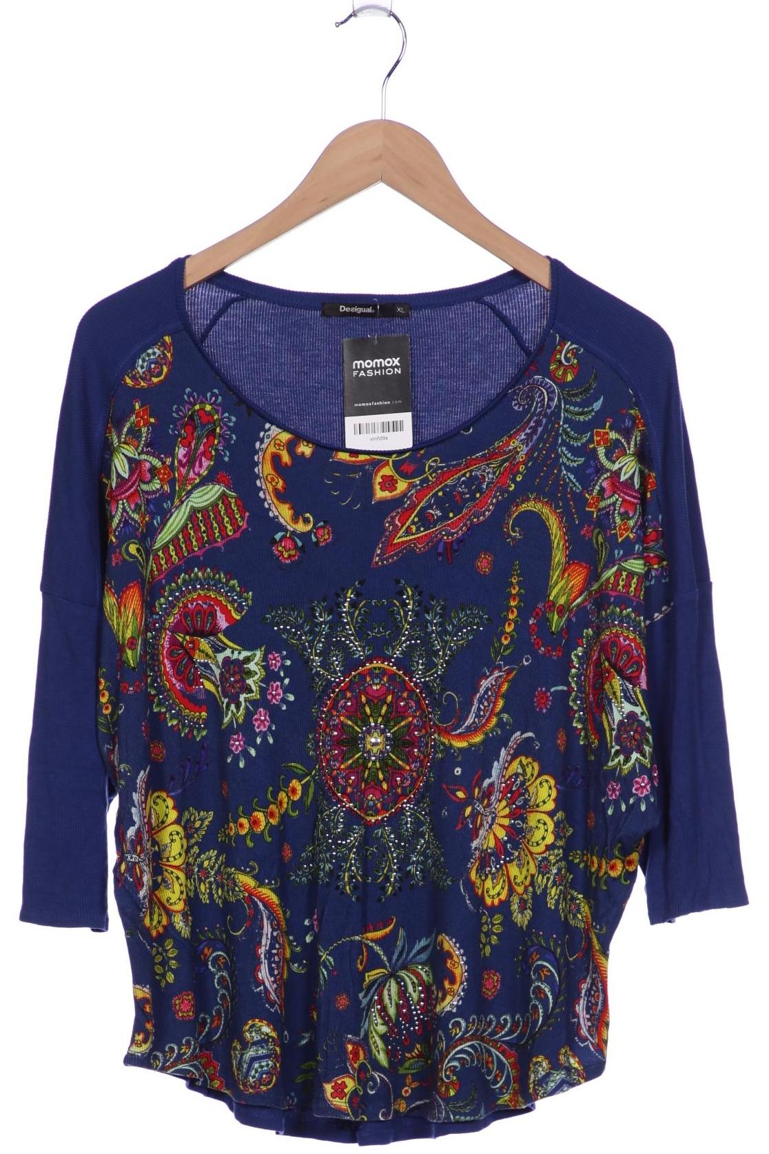 

Desigual Damen Langarmshirt, marineblau, Gr. 44