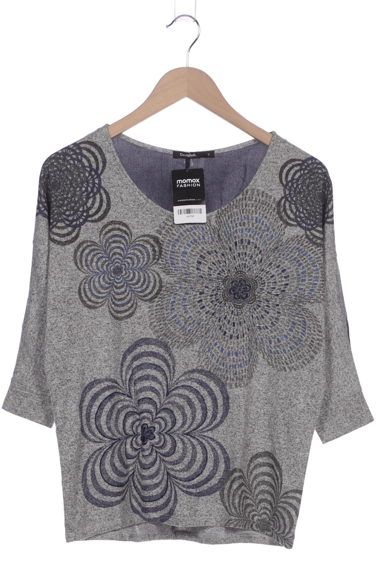 

Desigual Damen Langarmshirt, grau, Gr. 36