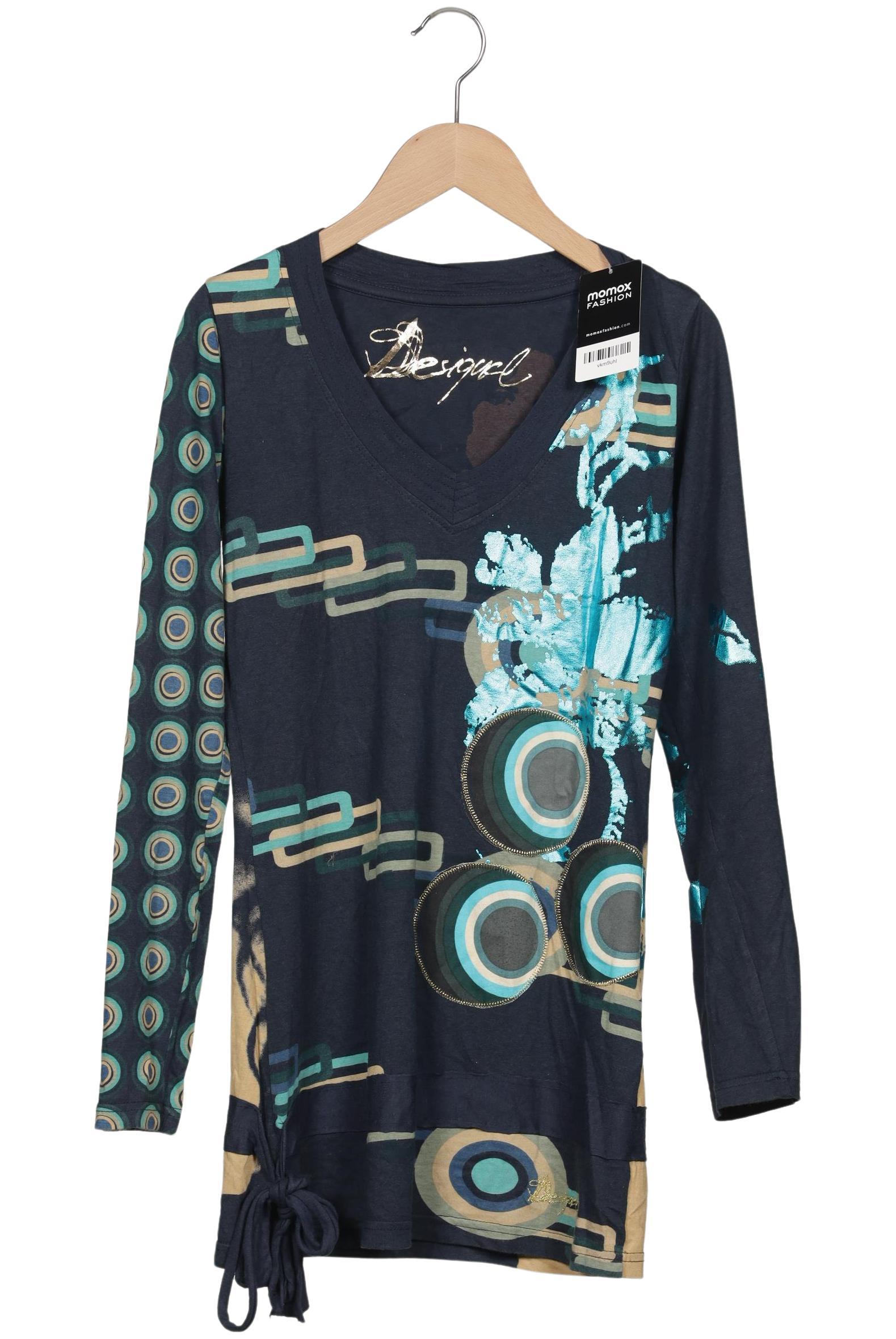 

Desigual Damen Langarmshirt, marineblau, Gr. 34