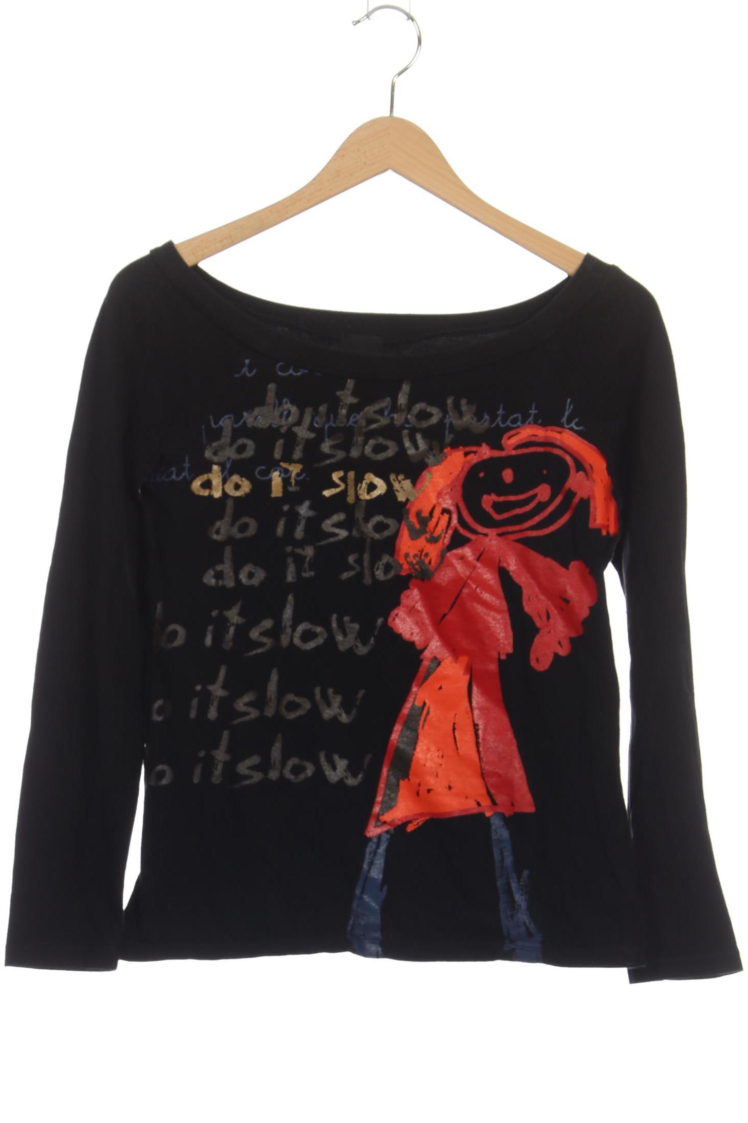 

Desigual Damen Langarmshirt, schwarz, Gr. 38