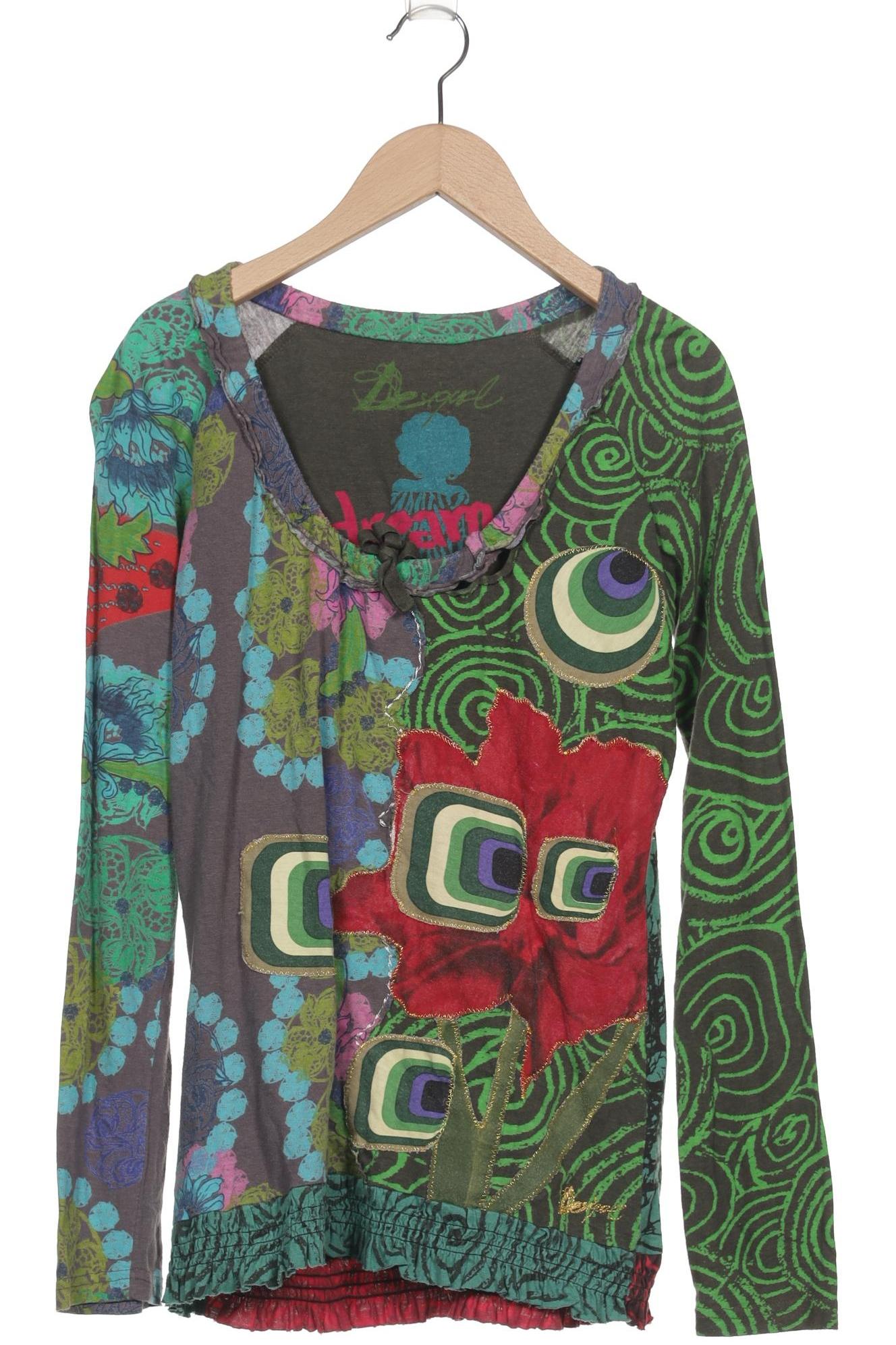 

Desigual Damen Langarmshirt, mehrfarbig, Gr. 42