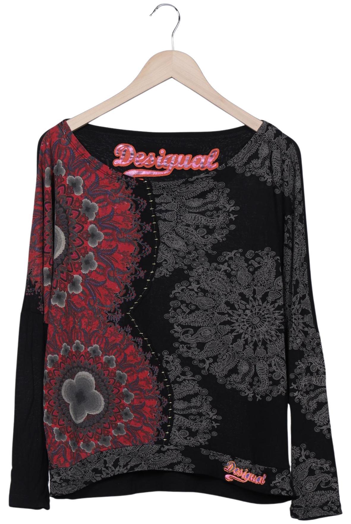 

Desigual Damen Langarmshirt, schwarz, Gr. 38