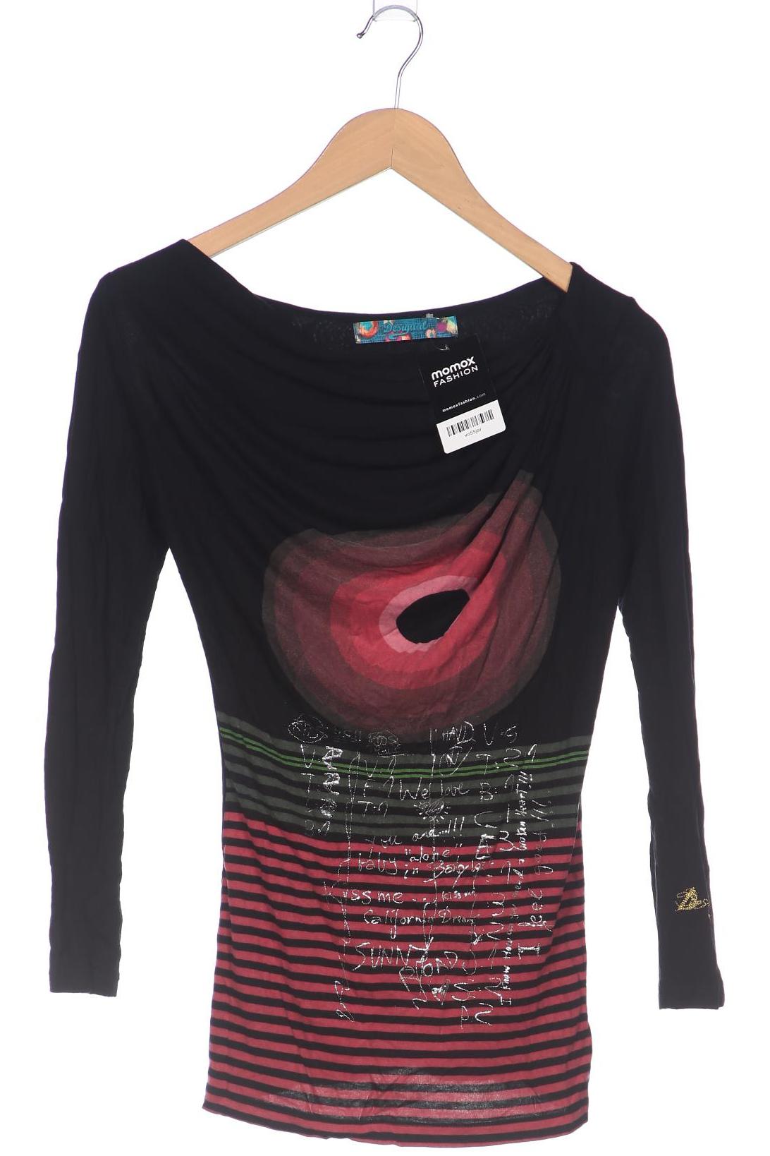 

Desigual Damen Langarmshirt, schwarz, Gr. 34