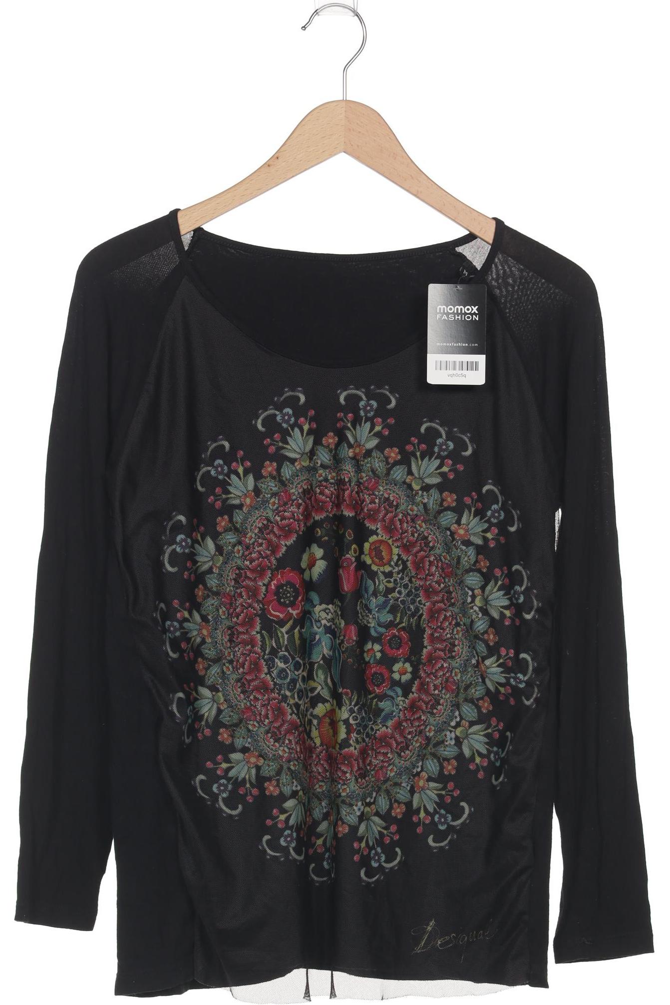 

Desigual Damen Langarmshirt, schwarz, Gr. 38