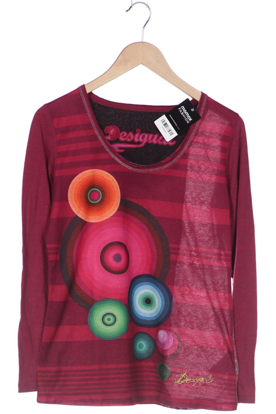 

Desigual Damen Langarmshirt, pink, Gr. 42
