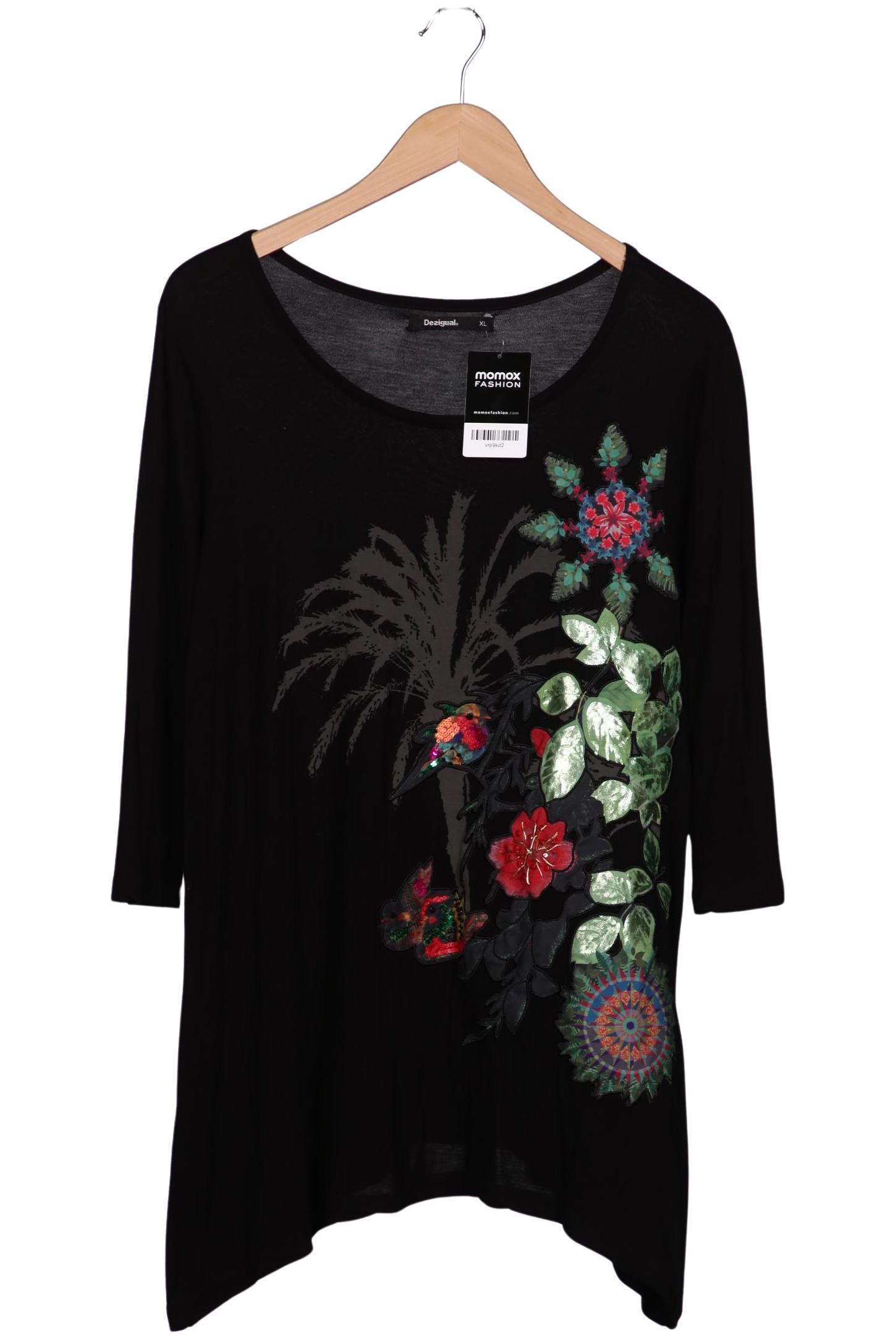 

Desigual Damen Langarmshirt, schwarz, Gr. 44