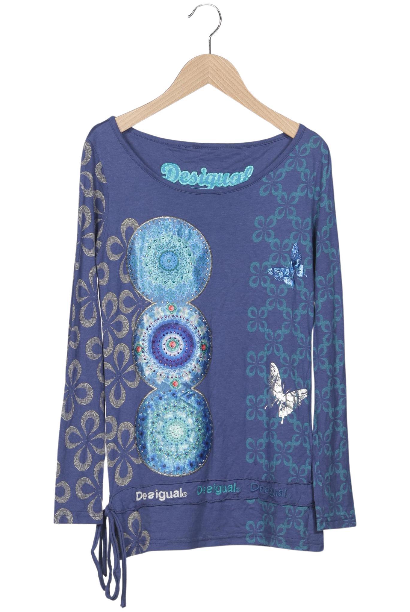 

Desigual Damen Langarmshirt, mehrfarbig, Gr. 36