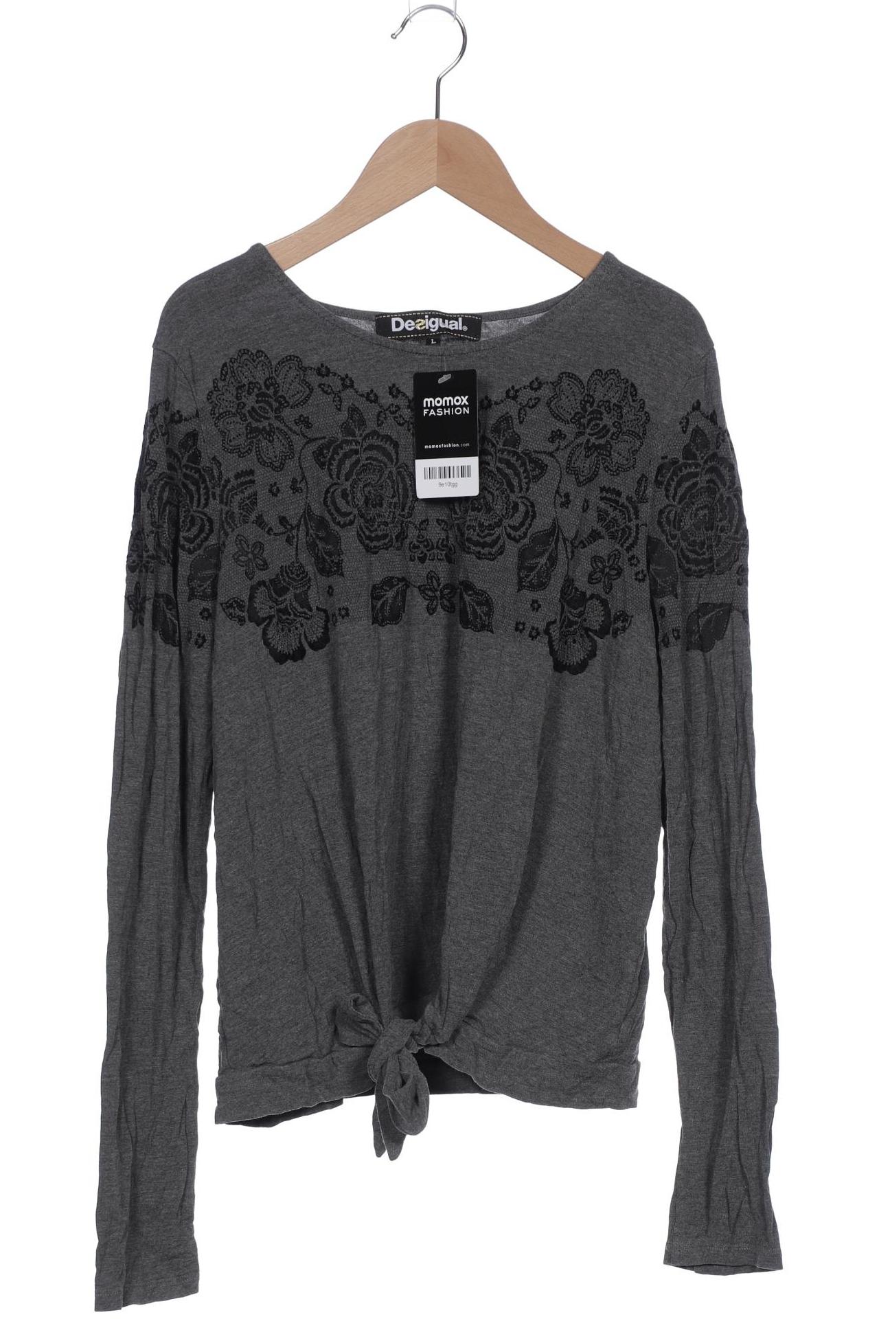 

Desigual Damen Langarmshirt, grau, Gr. 42