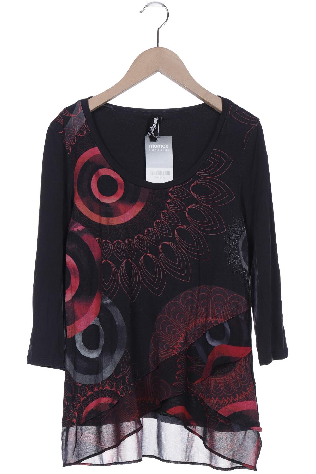 

Desigual Damen Langarmshirt, schwarz, Gr. 36