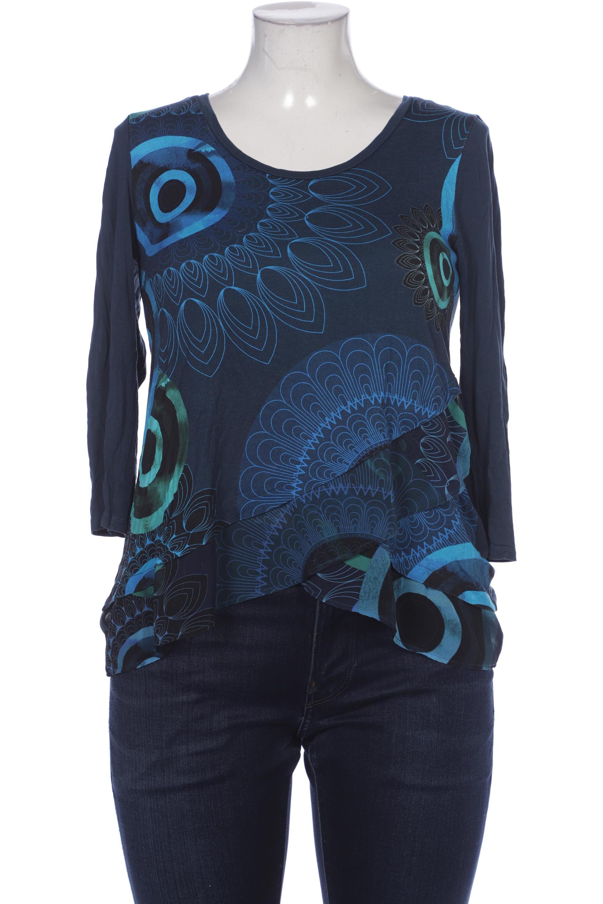 

Desigual Damen Langarmshirt, marineblau, Gr. 42