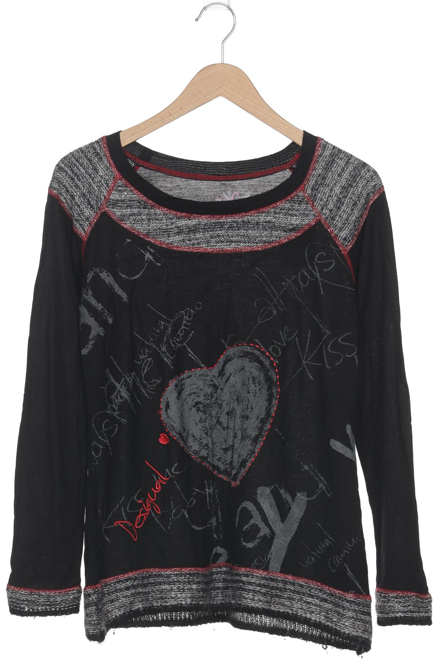 

Desigual Damen Langarmshirt, schwarz, Gr. 42