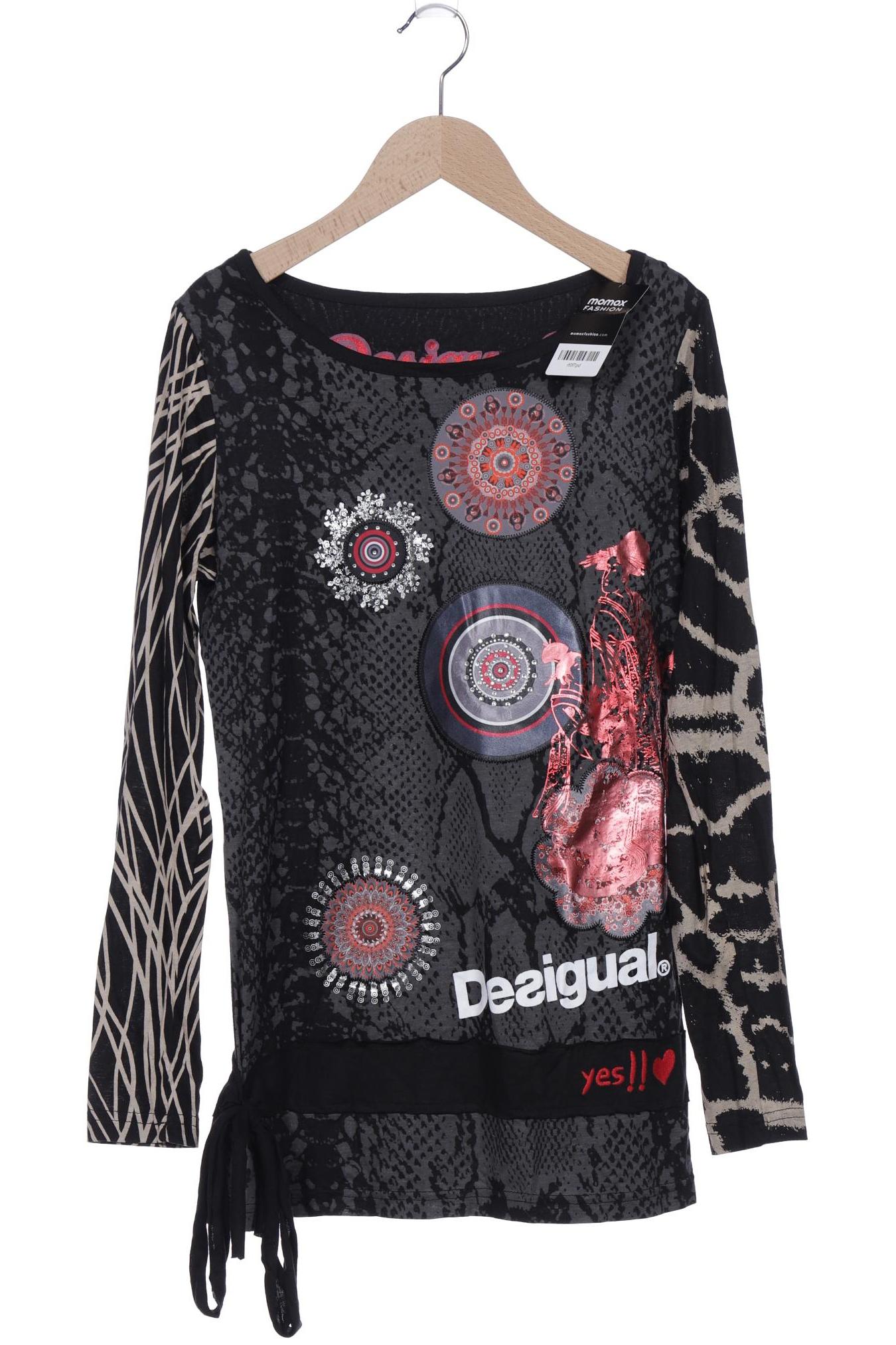 

Desigual Damen Langarmshirt, schwarz, Gr. 36