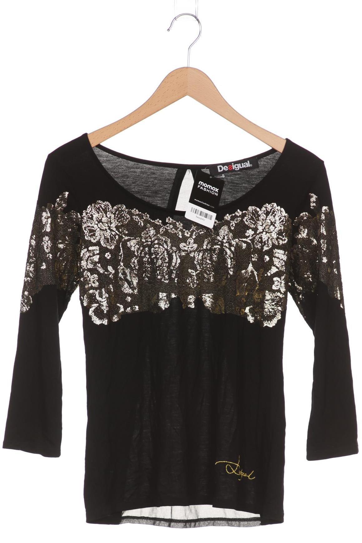 

Desigual Damen Langarmshirt, schwarz, Gr. 36