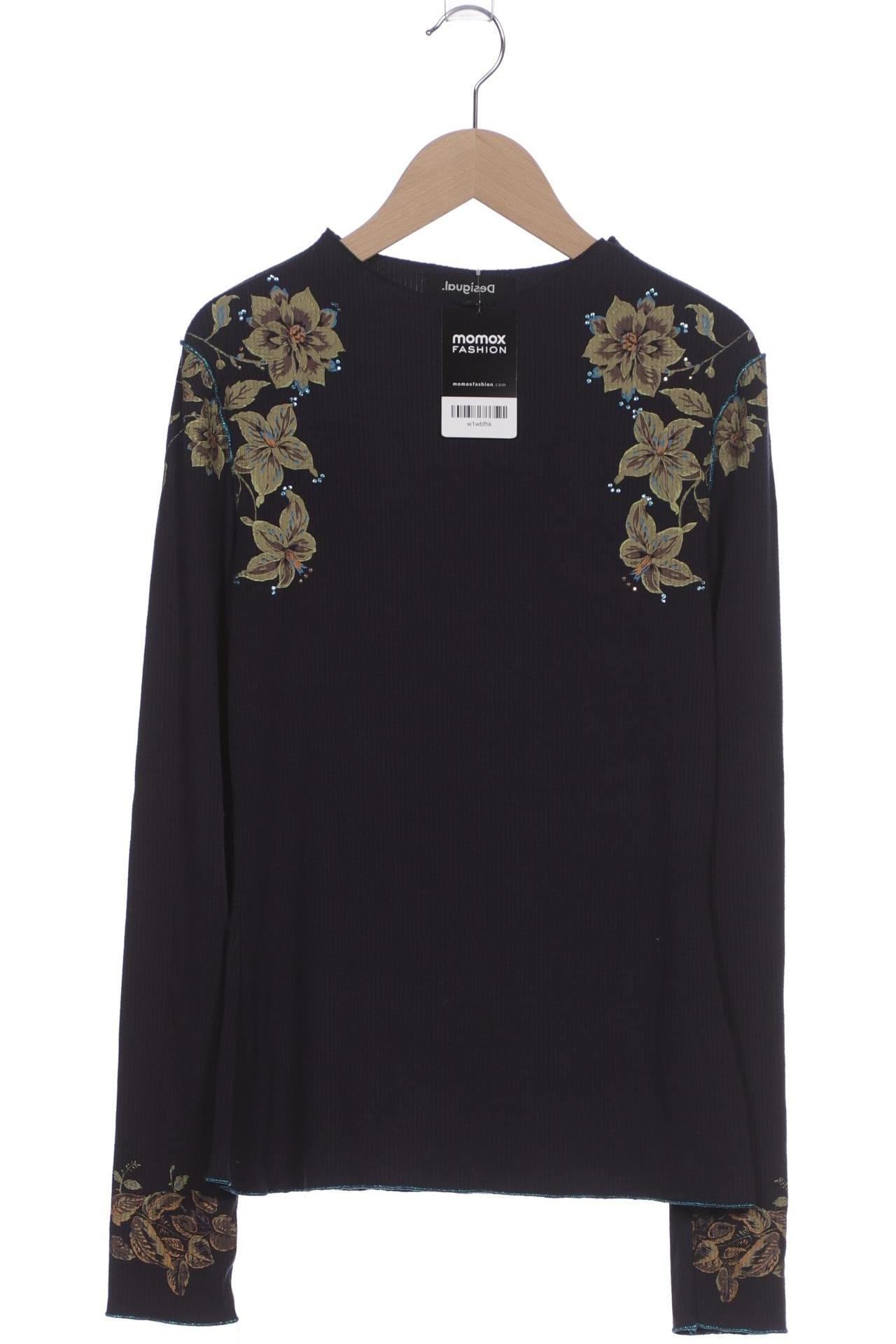 

Desigual Damen Langarmshirt, marineblau, Gr. 38