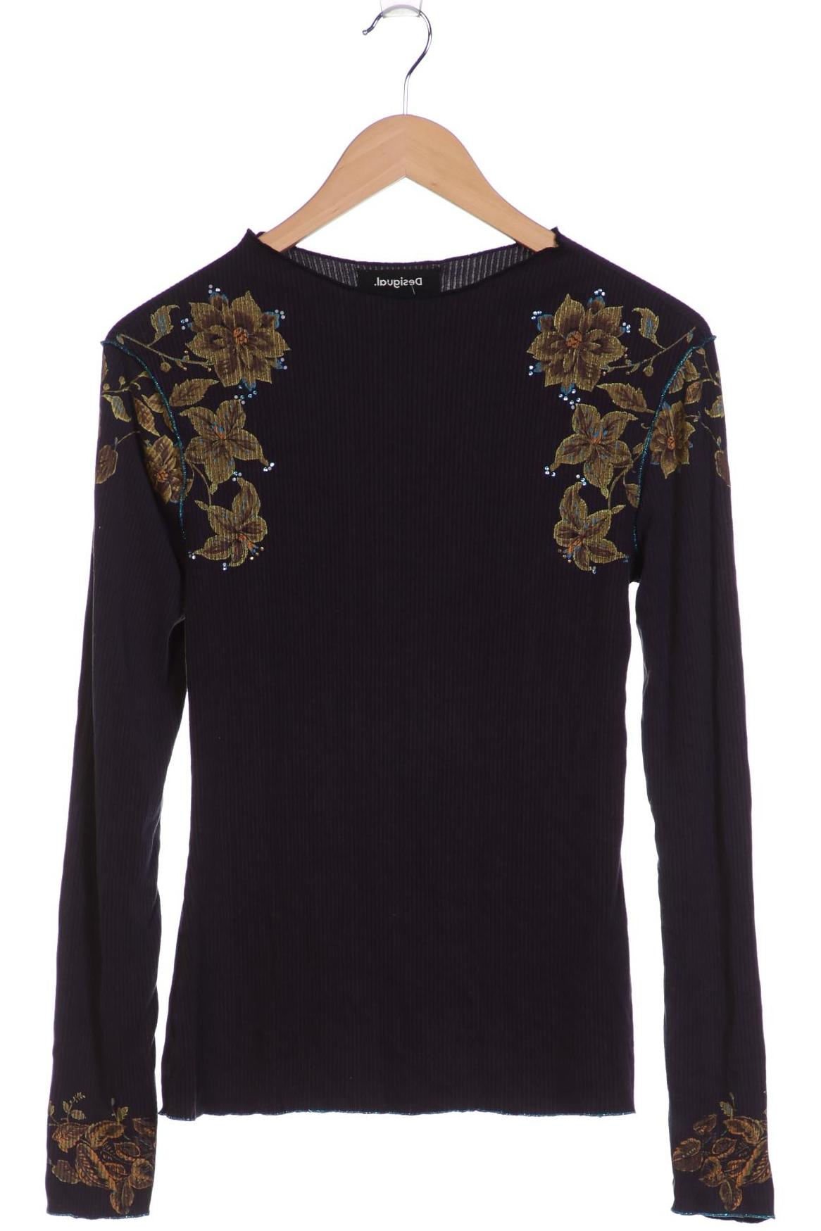 

Desigual Damen Langarmshirt, marineblau, Gr. 38