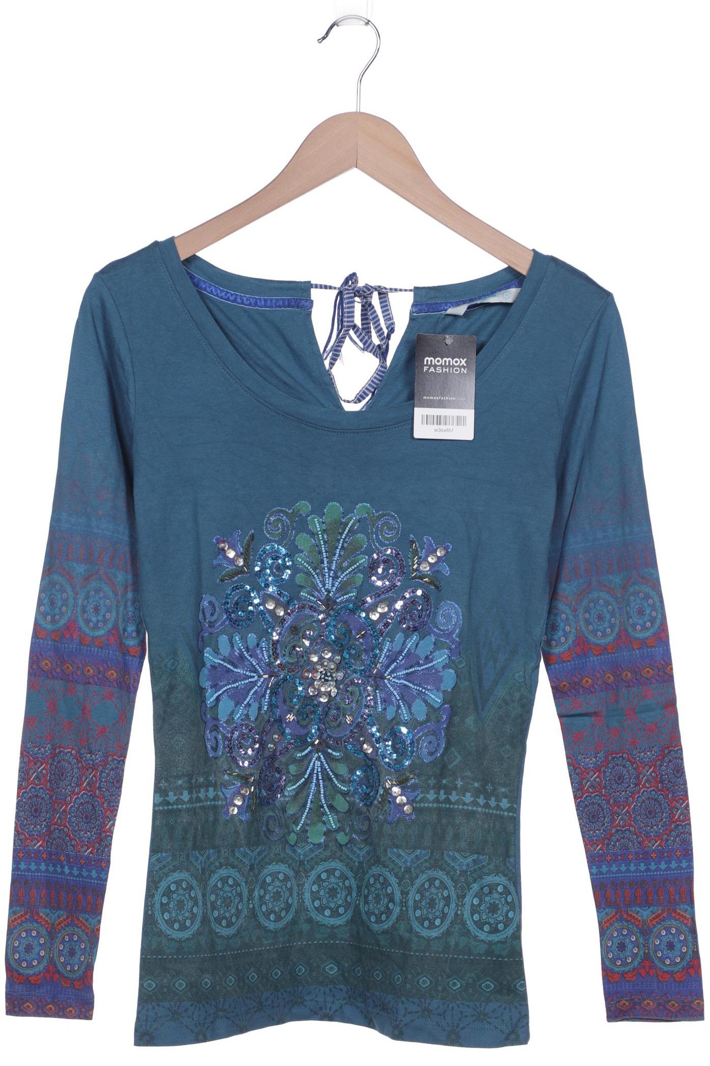 

Desigual Damen Langarmshirt, türkis