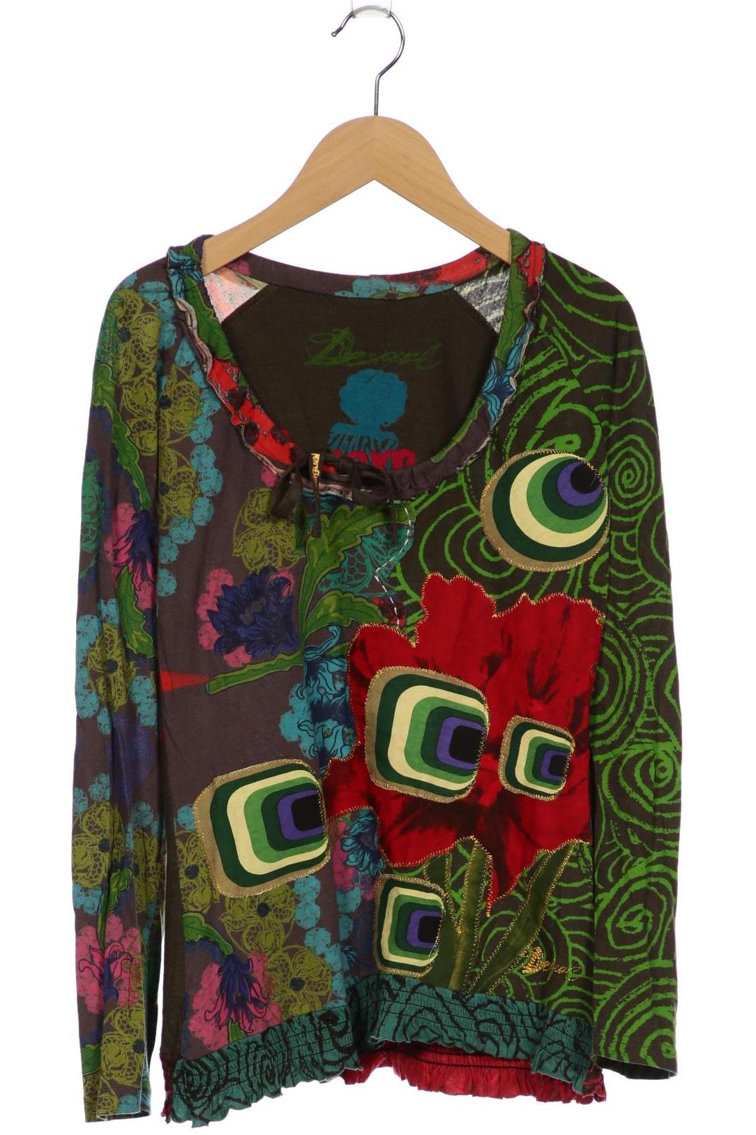 

Desigual Damen Langarmshirt, mehrfarbig, Gr. 36