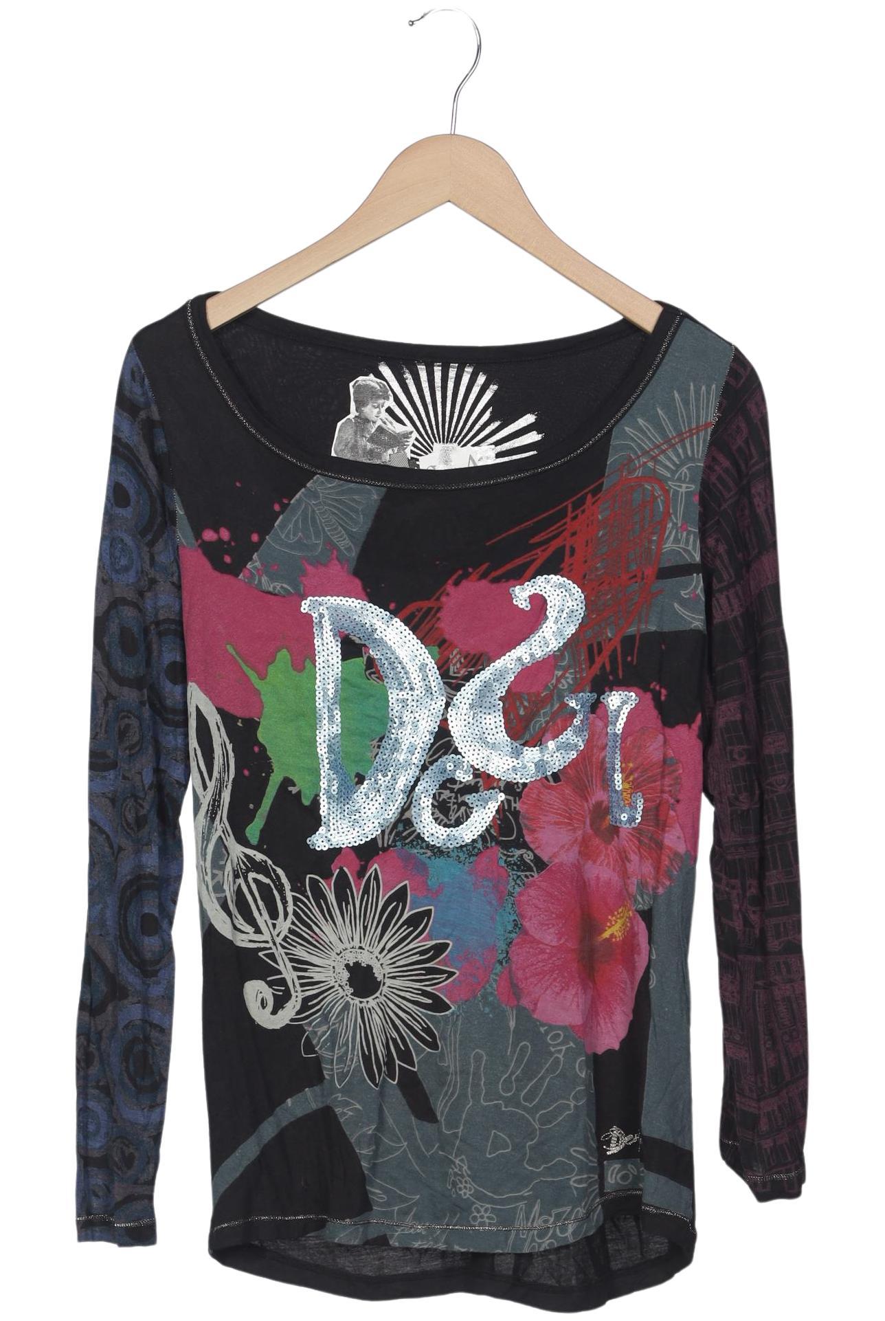 

Desigual Damen Langarmshirt, mehrfarbig, Gr. 44