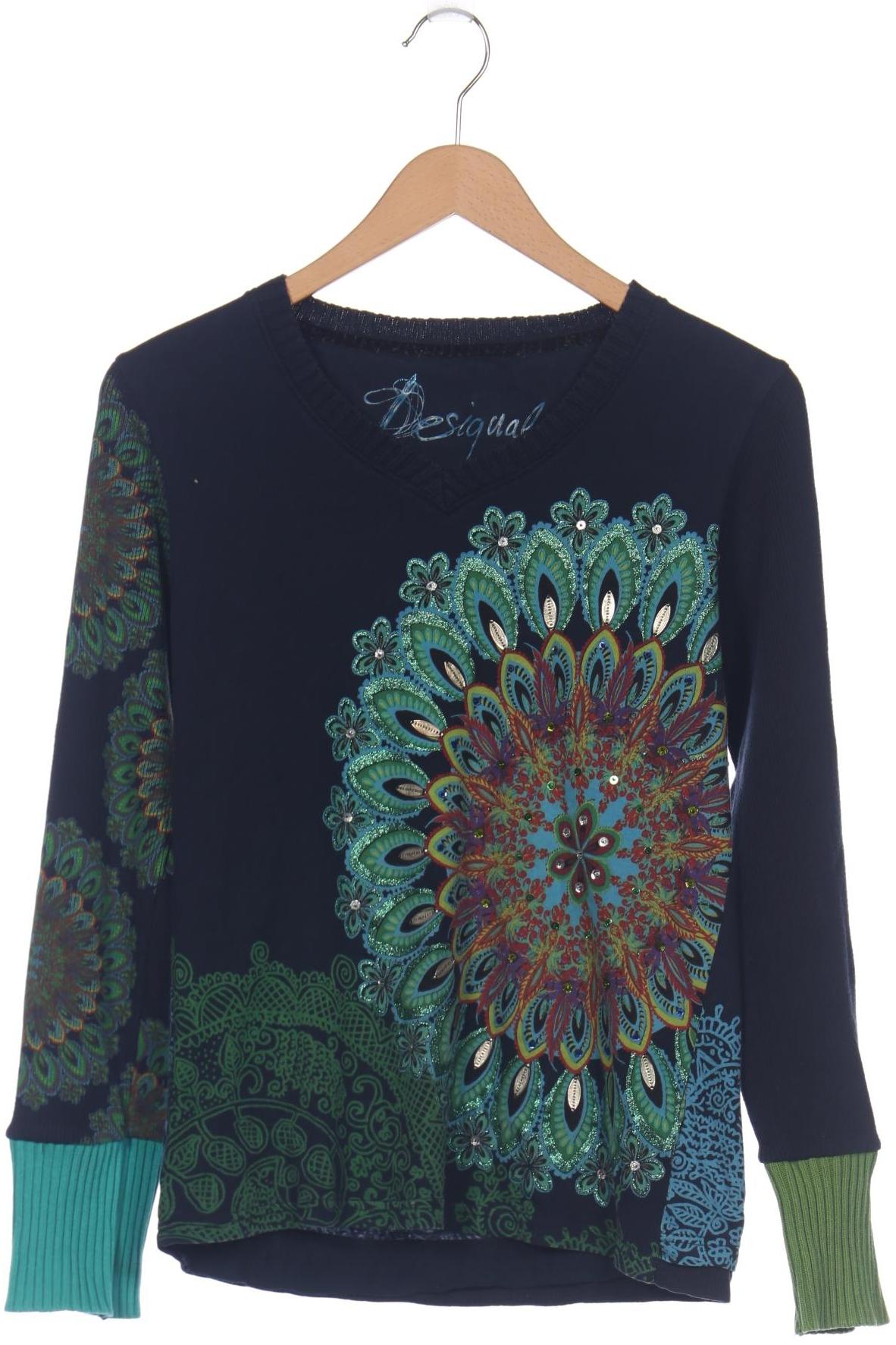 

Desigual Damen Langarmshirt, marineblau, Gr. 44