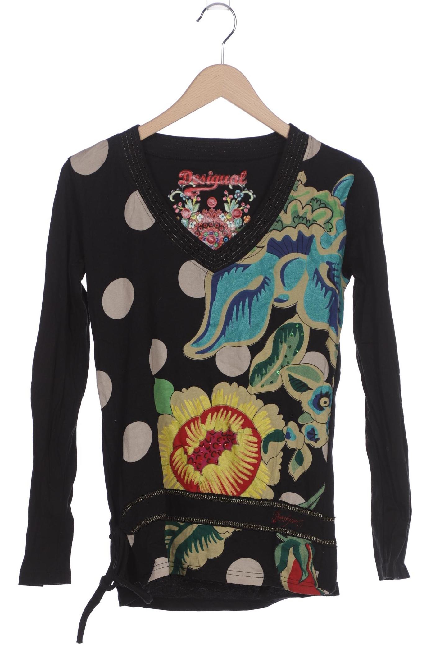 

Desigual Damen Langarmshirt, mehrfarbig, Gr. 38