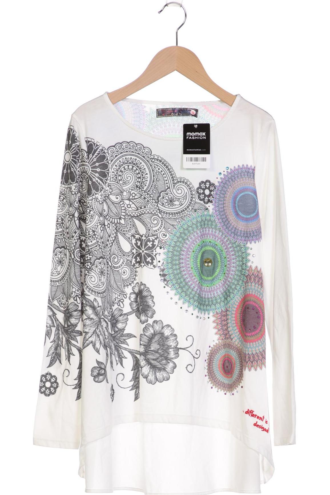 

Desigual Damen Langarmshirt, weiß, Gr. 38