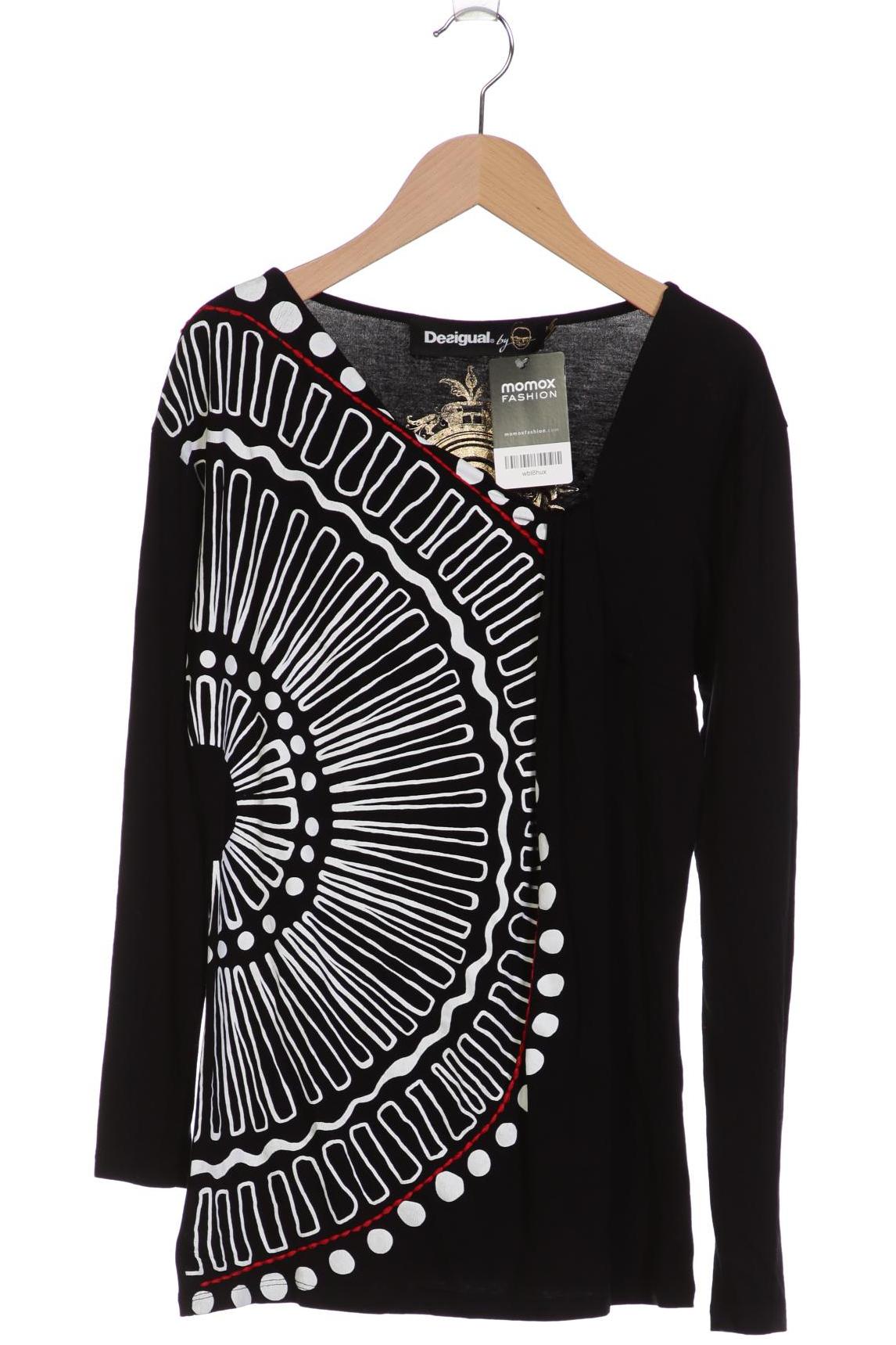 

Desigual Damen Langarmshirt, schwarz, Gr. 36