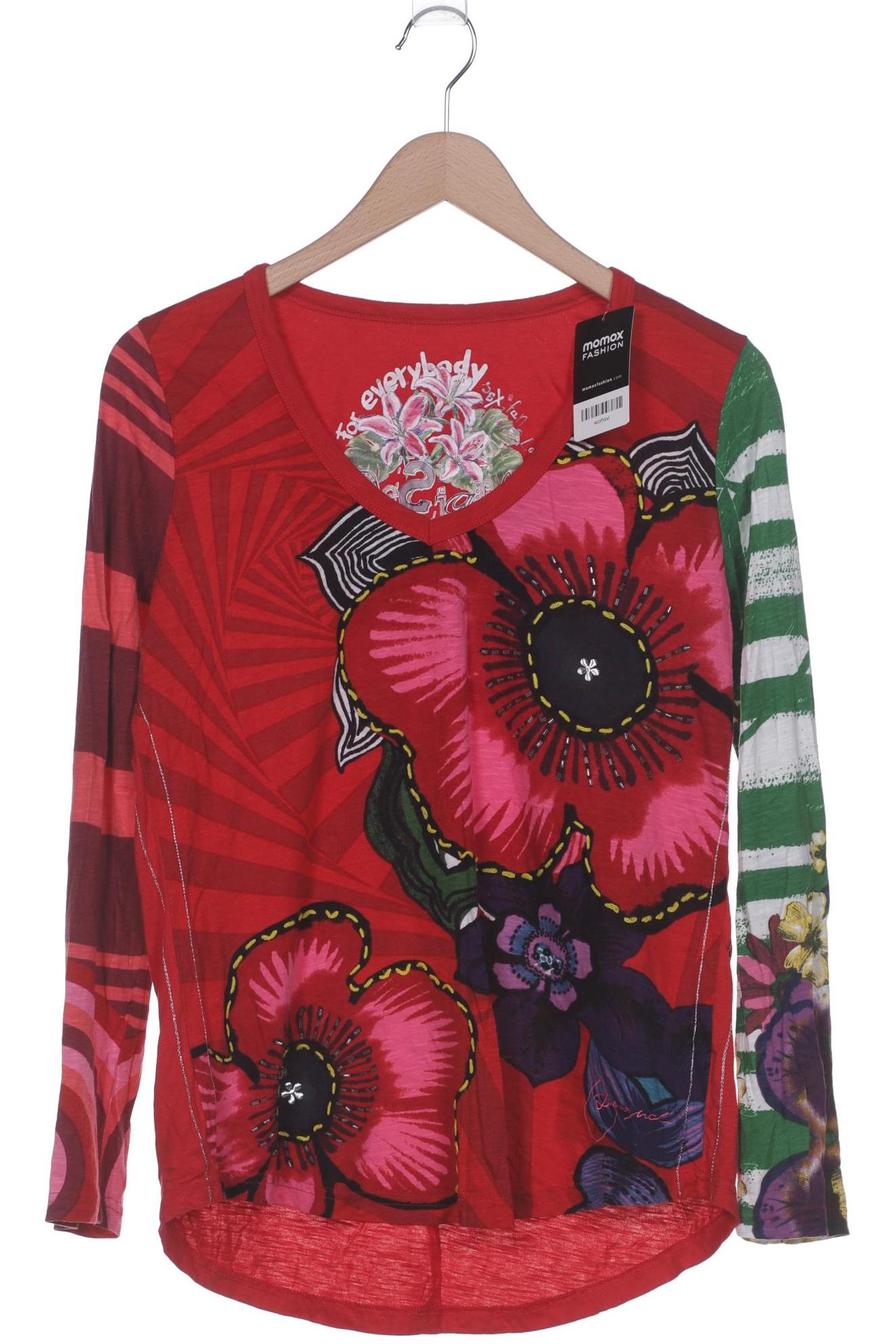 

Desigual Damen Langarmshirt, rot, Gr. 46