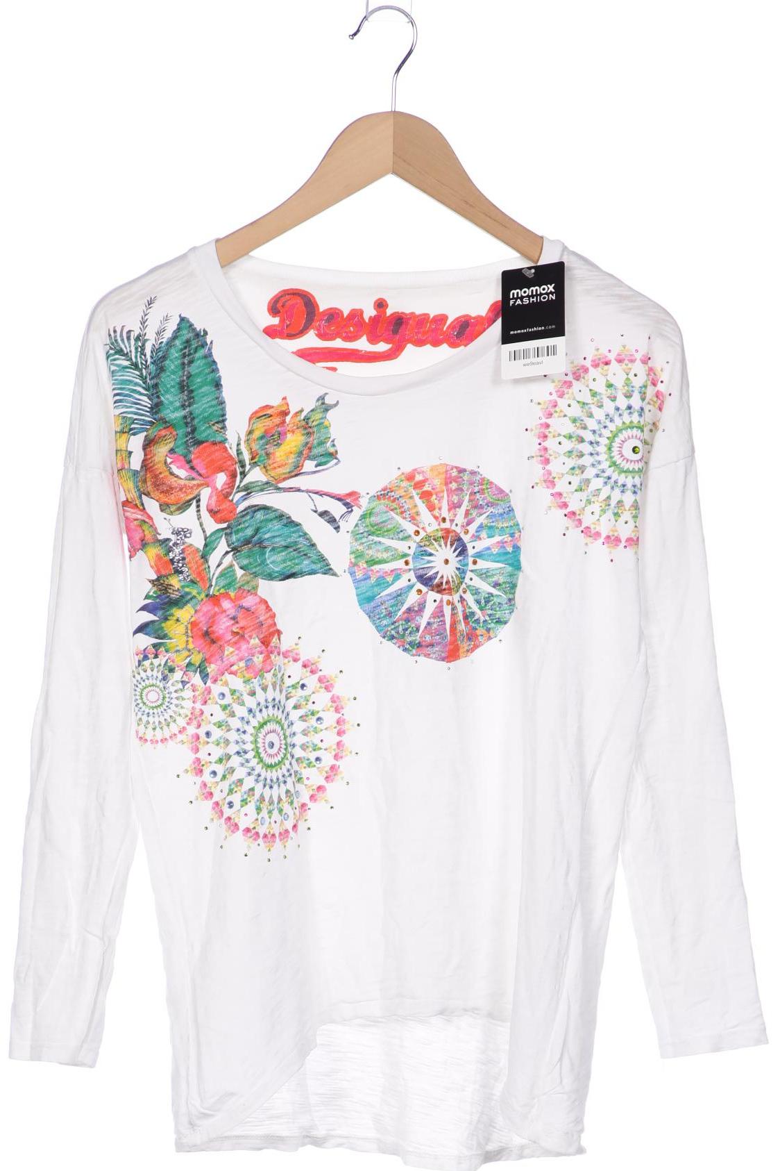 

Desigual Damen Langarmshirt, weiß, Gr. 38