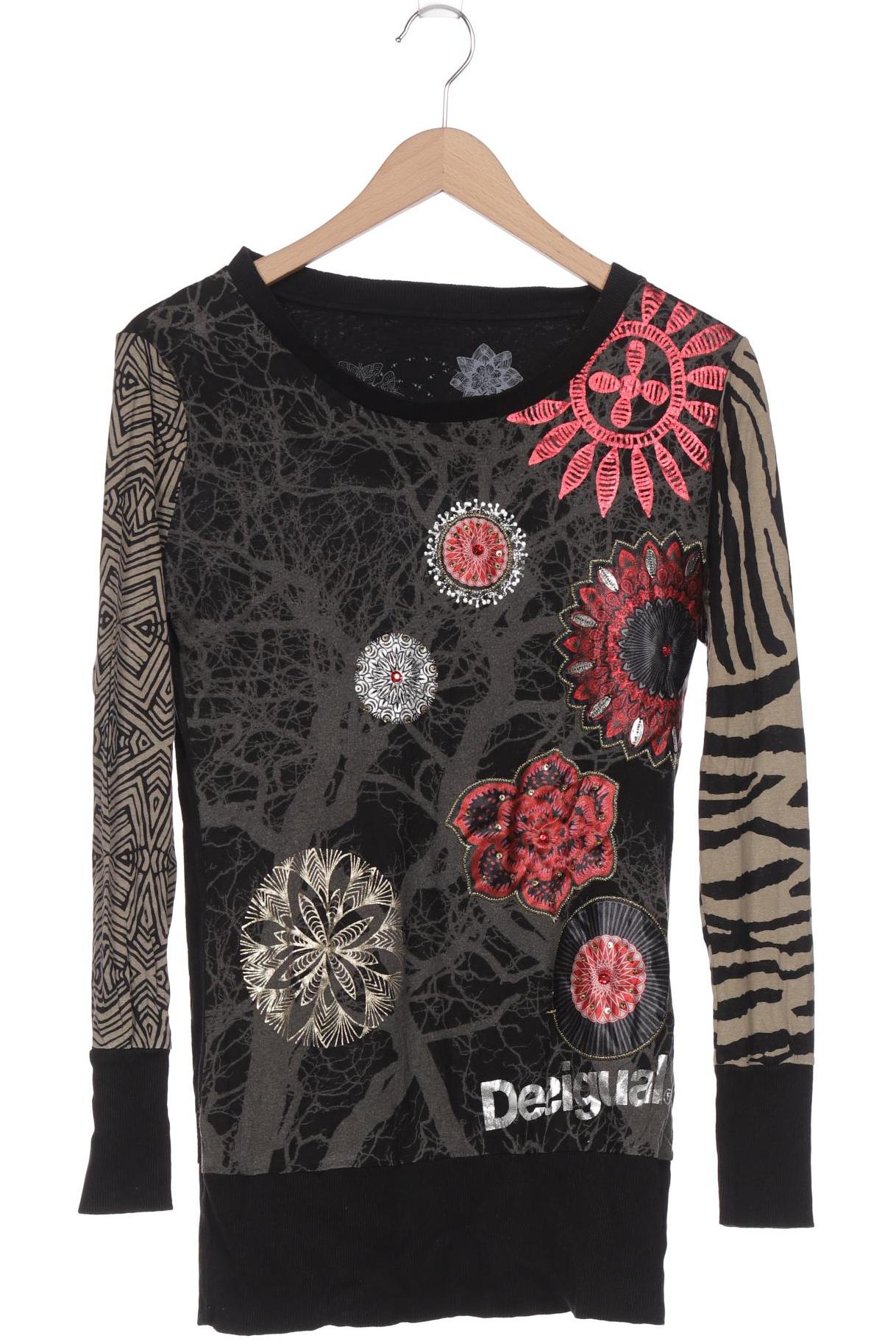 

Desigual Damen Langarmshirt, schwarz, Gr. 38