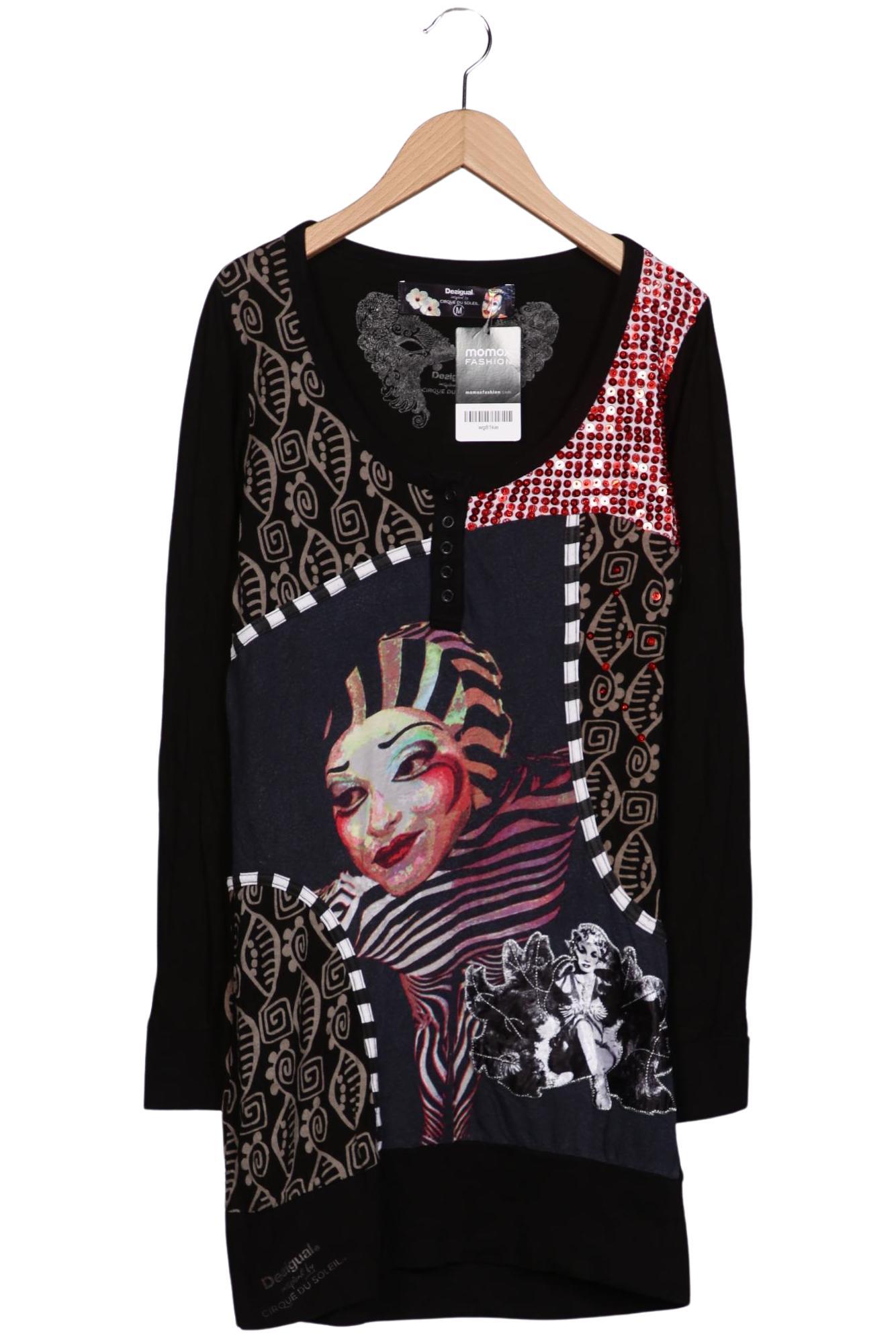 

Desigual Damen Langarmshirt, schwarz, Gr. 38