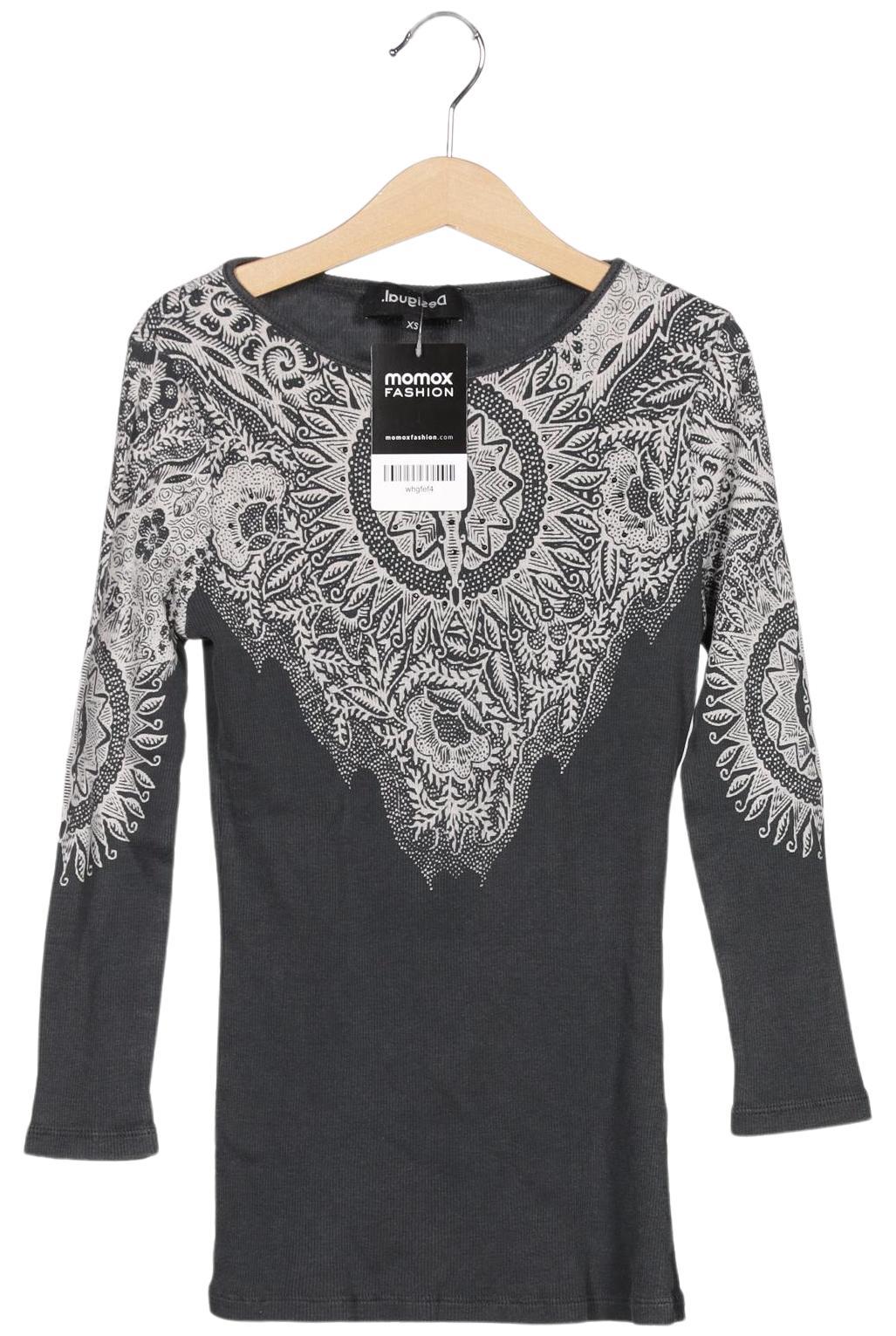 

Desigual Damen Langarmshirt, grau, Gr. 34