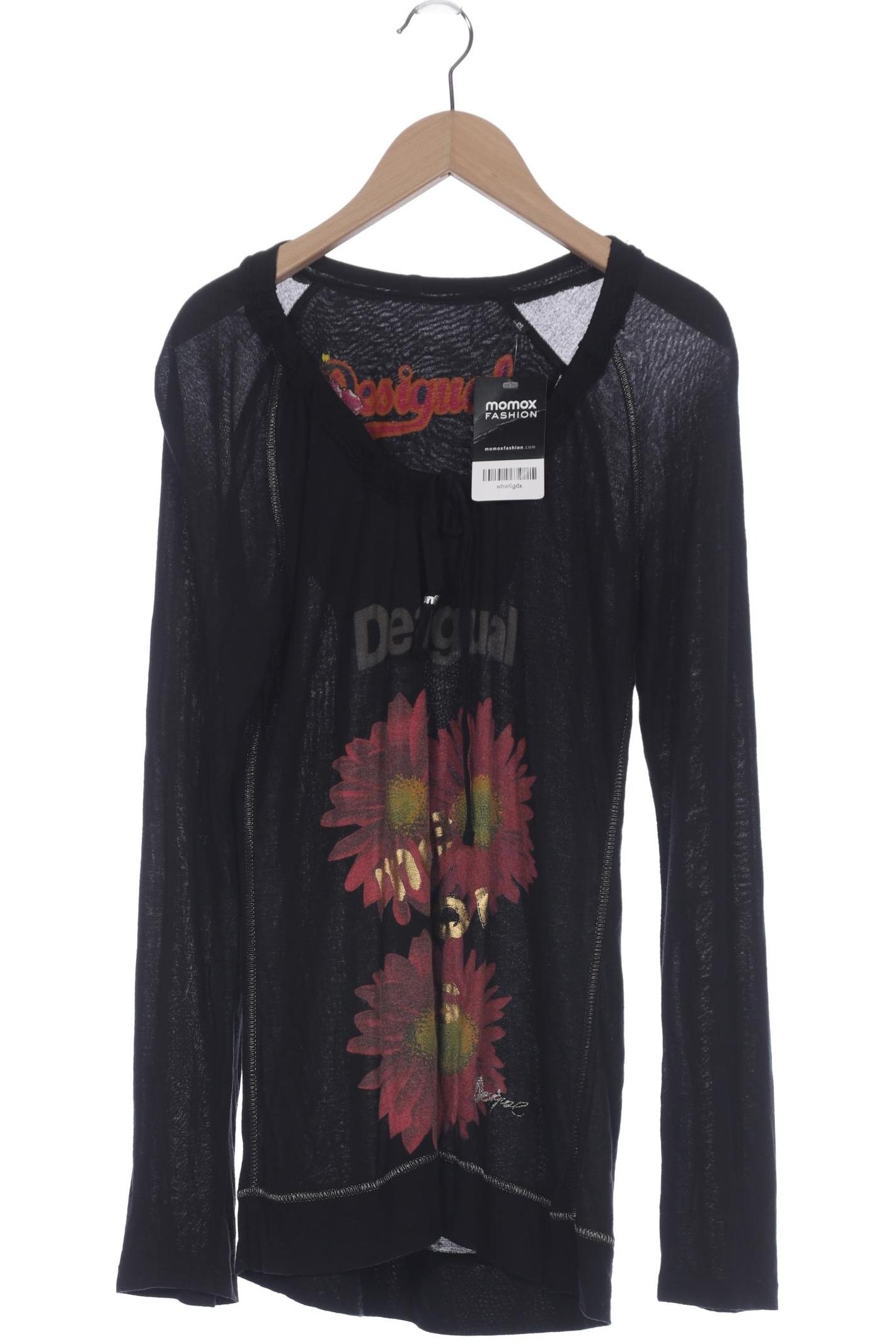 

Desigual Damen Langarmshirt, schwarz, Gr. 38