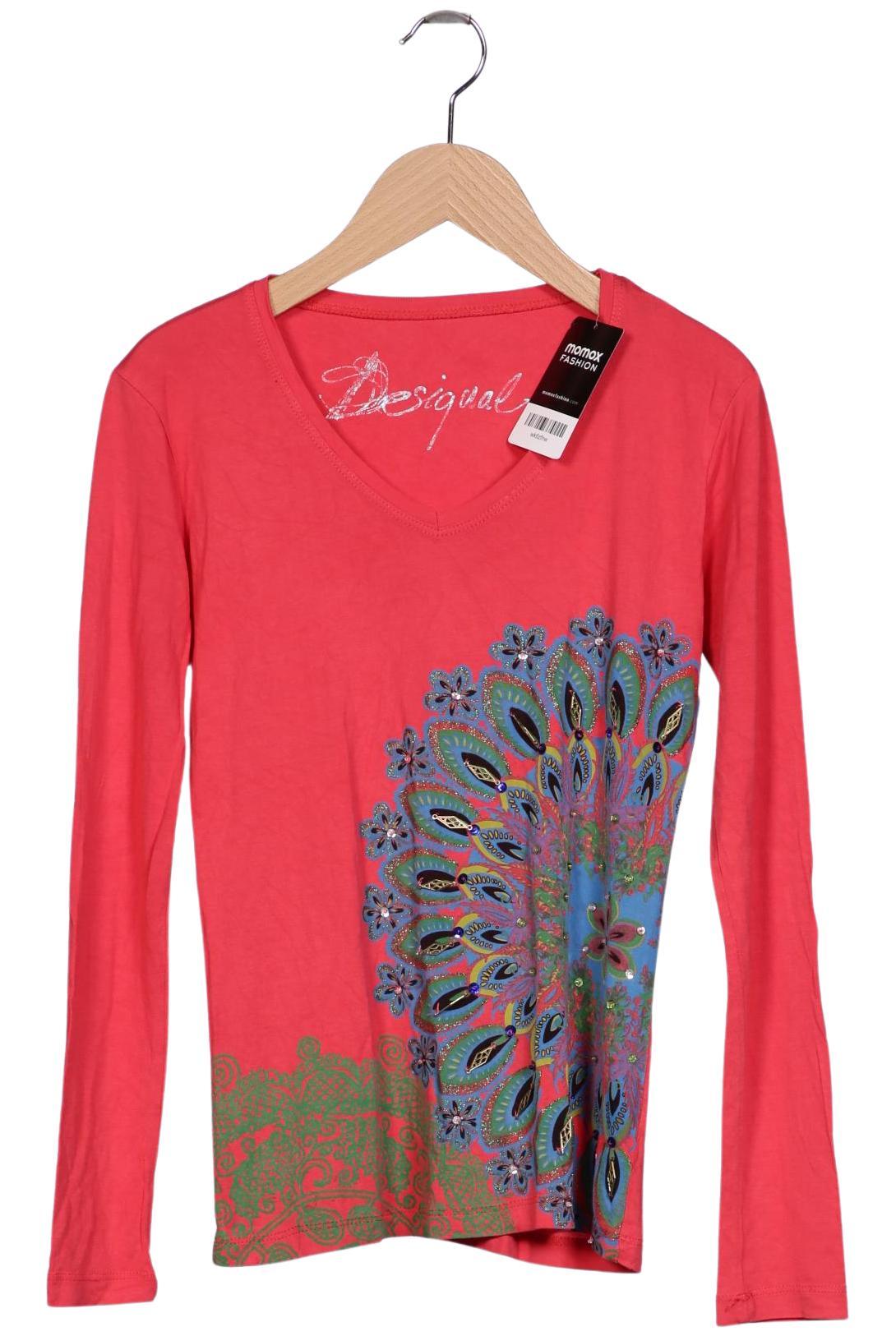 

Desigual Damen Langarmshirt, pink, Gr. 38