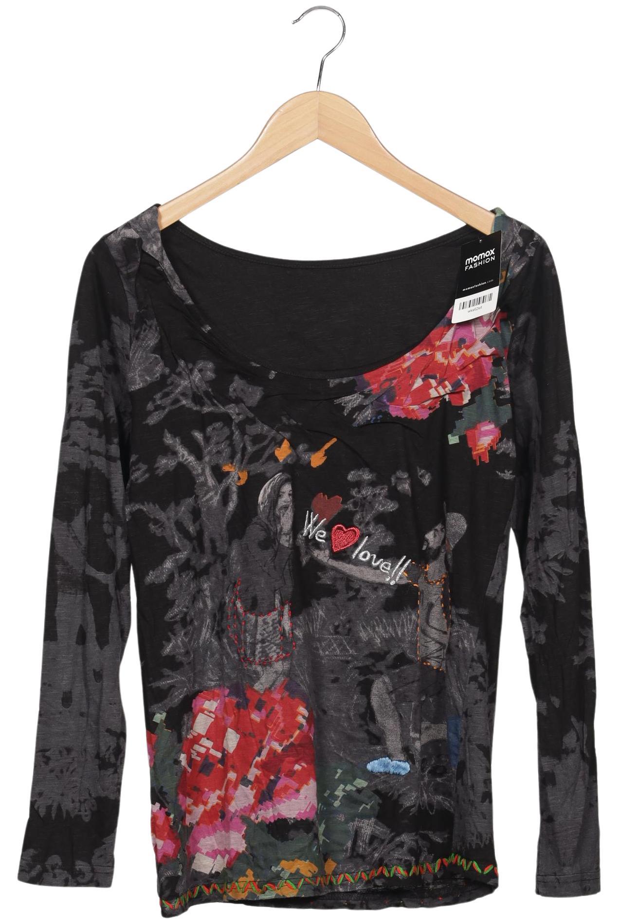 

Desigual Damen Langarmshirt, schwarz, Gr. 42