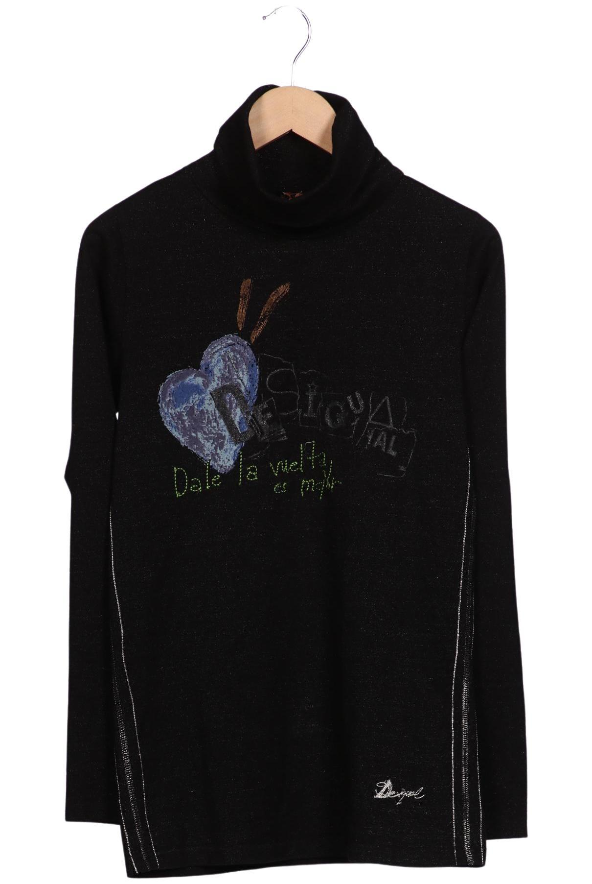 

Desigual Damen Langarmshirt, schwarz, Gr. 44