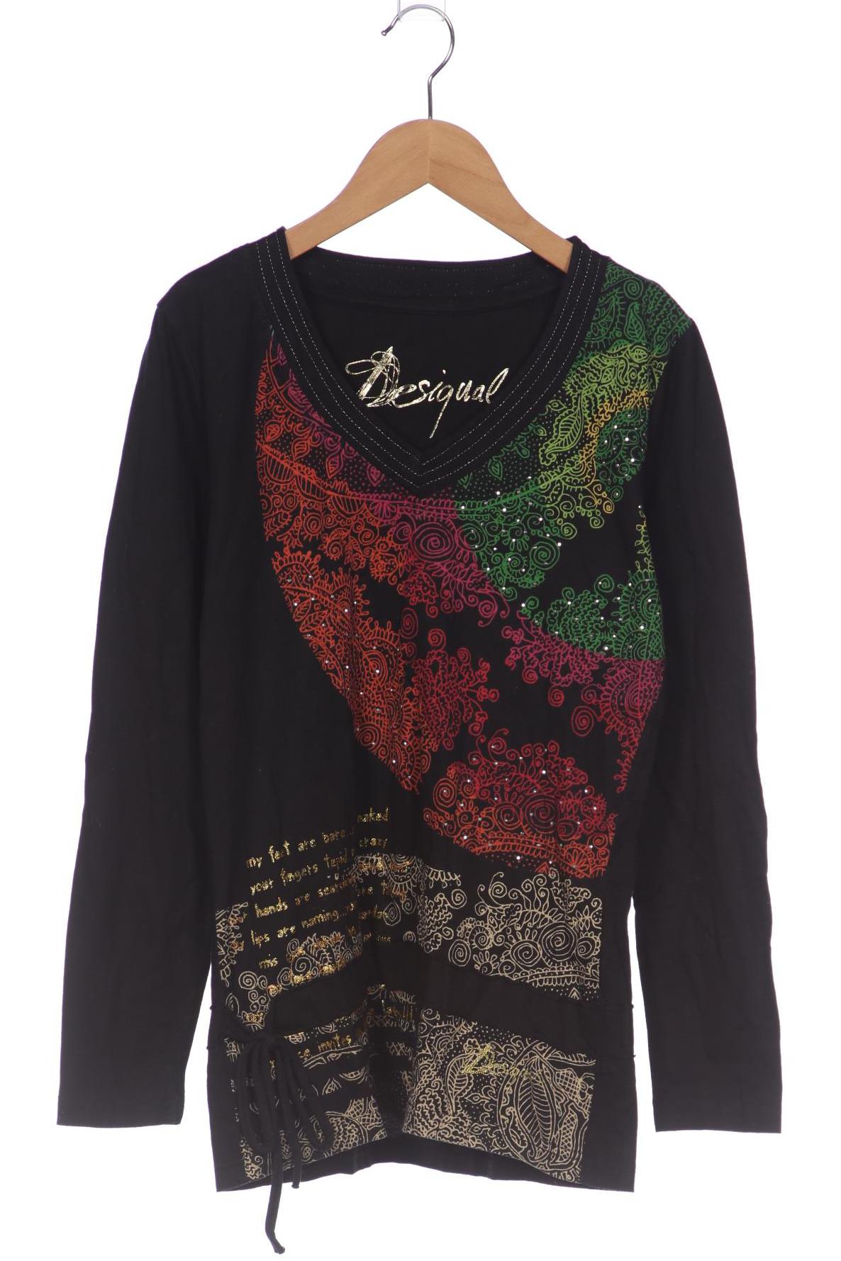 

Desigual Damen Langarmshirt, schwarz, Gr. 38