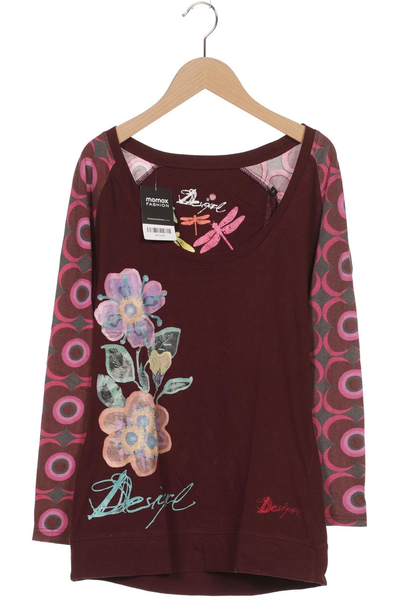 

Desigual Damen Langarmshirt, flieder, Gr. 42