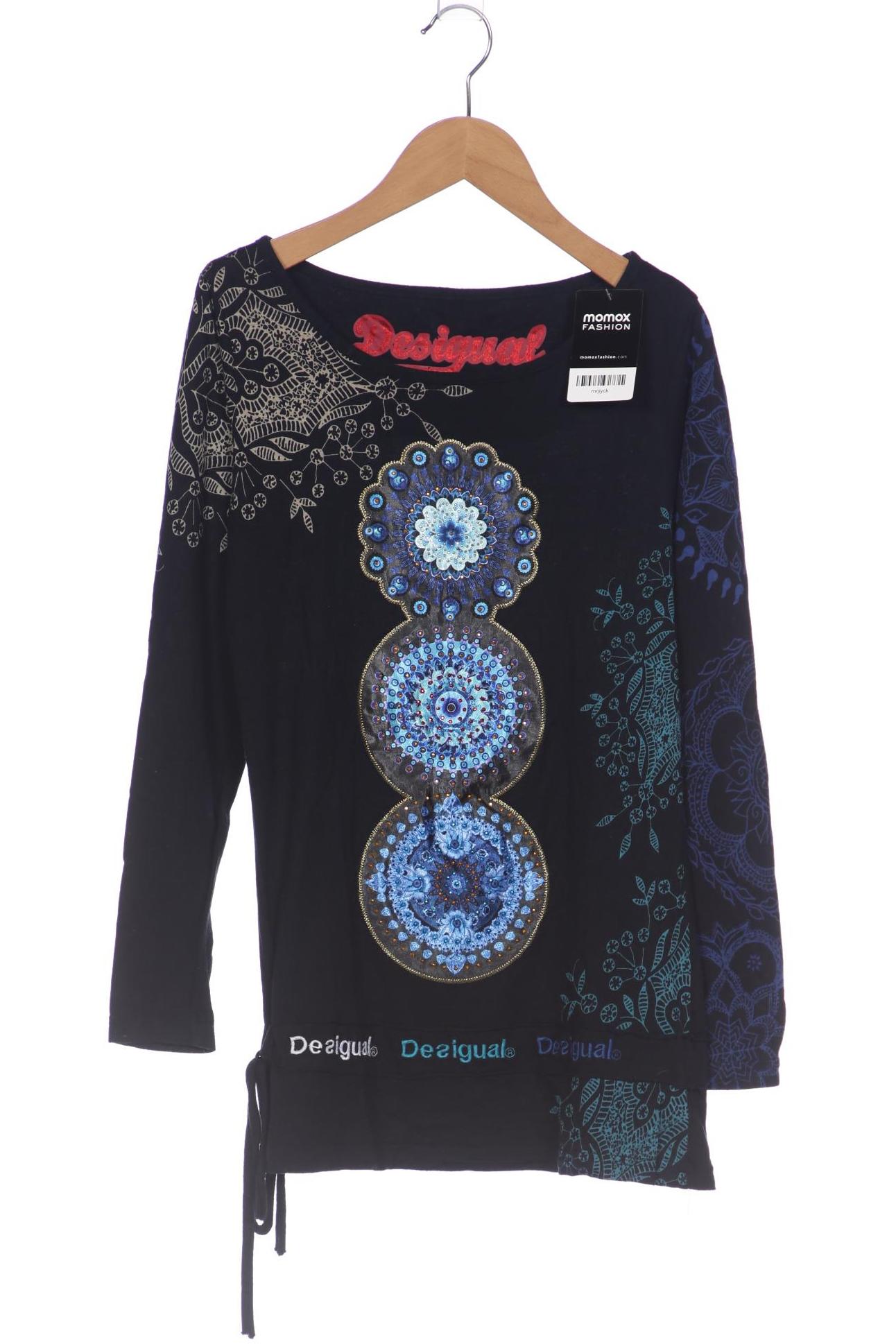 

Desigual Damen Langarmshirt, marineblau, Gr. 36