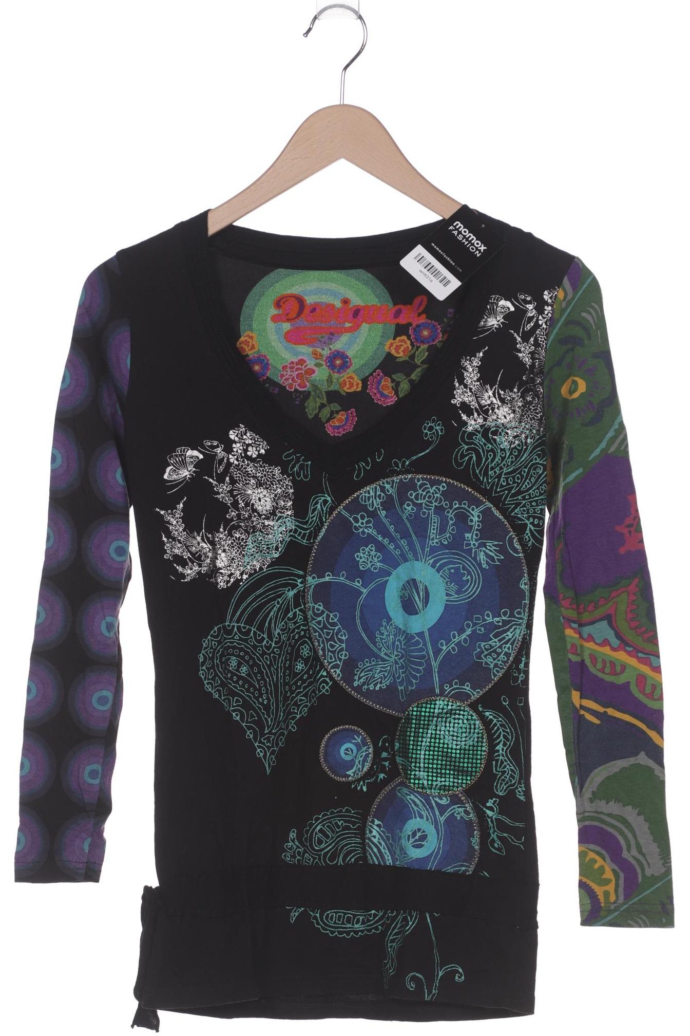 

Desigual Damen Langarmshirt, schwarz, Gr. 36