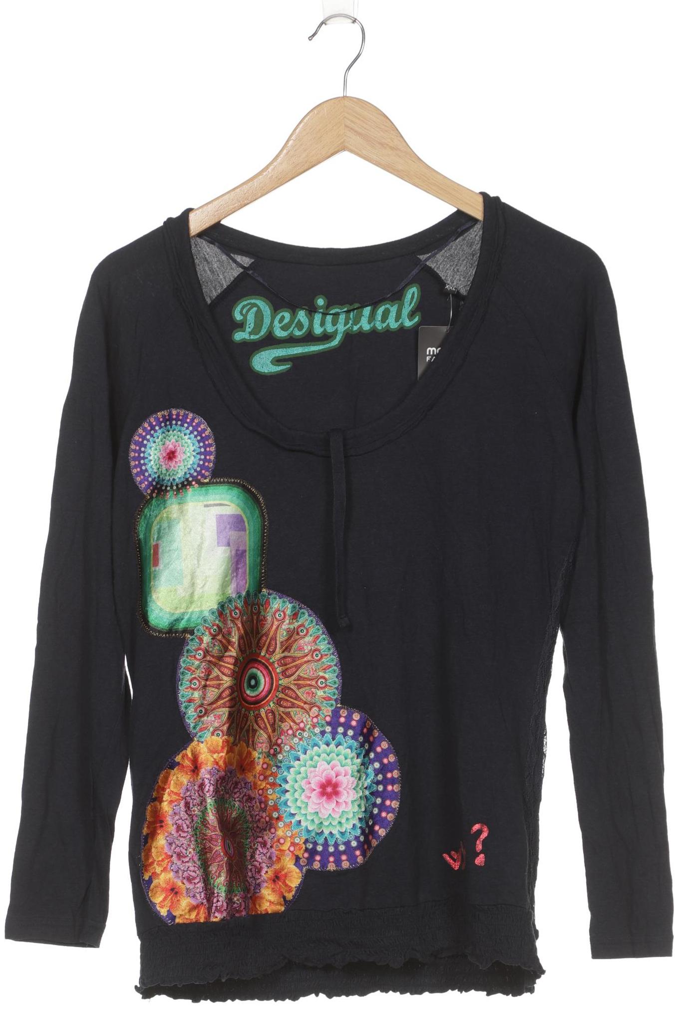 

Desigual Damen Langarmshirt, blau, Gr. 46