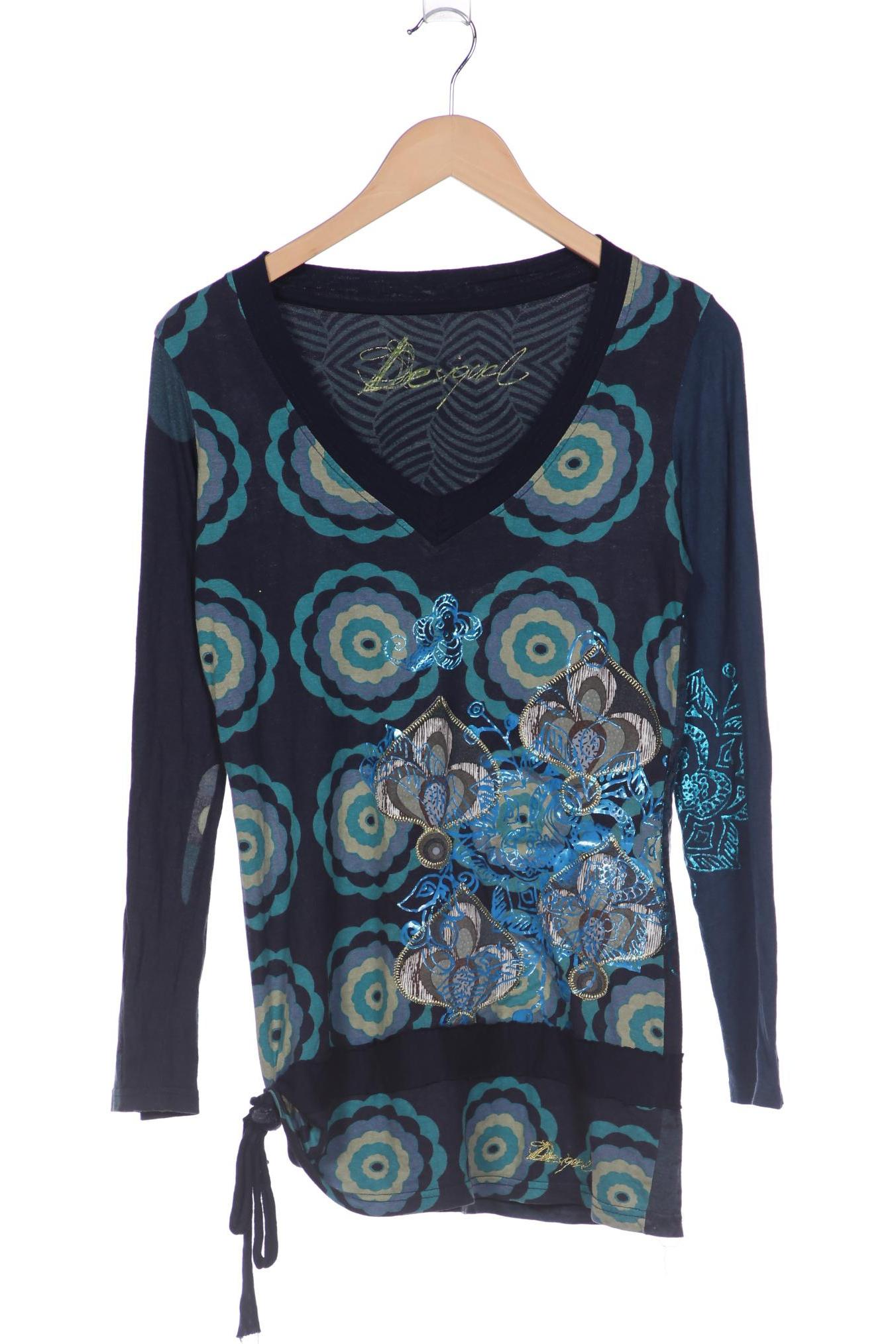 

Desigual Damen Langarmshirt, marineblau, Gr. 42