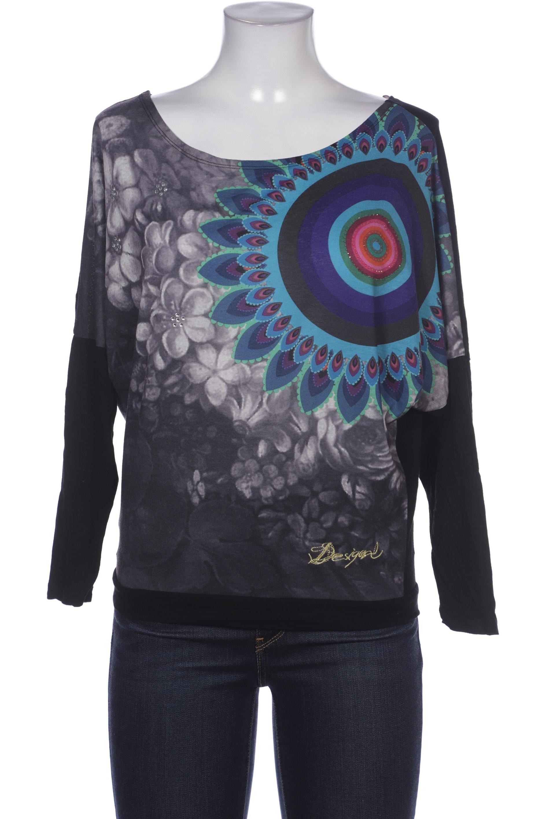 

Desigual Damen Langarmshirt, mehrfarbig, Gr. 38
