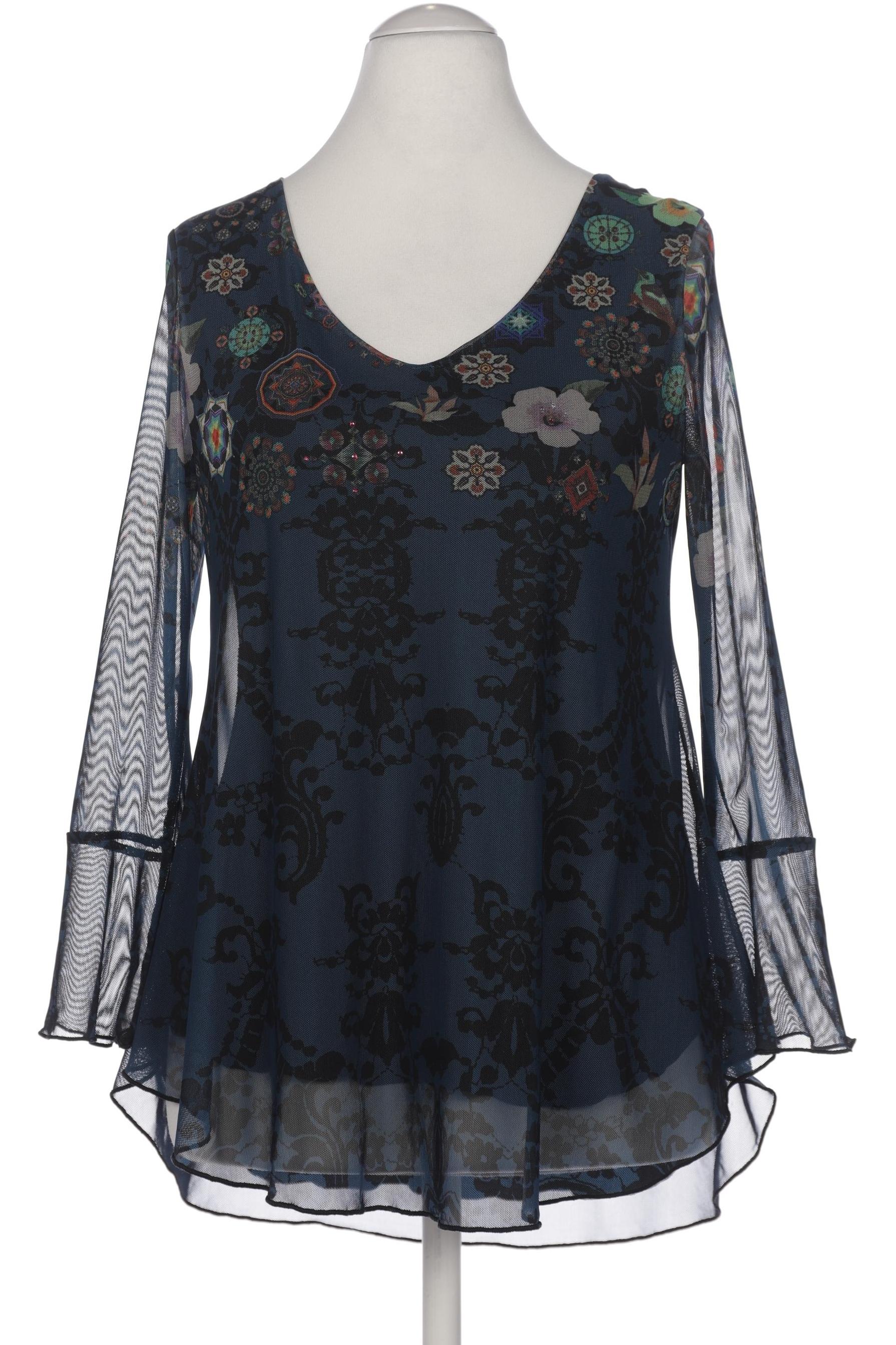 

Desigual Damen Langarmshirt, marineblau, Gr. 32