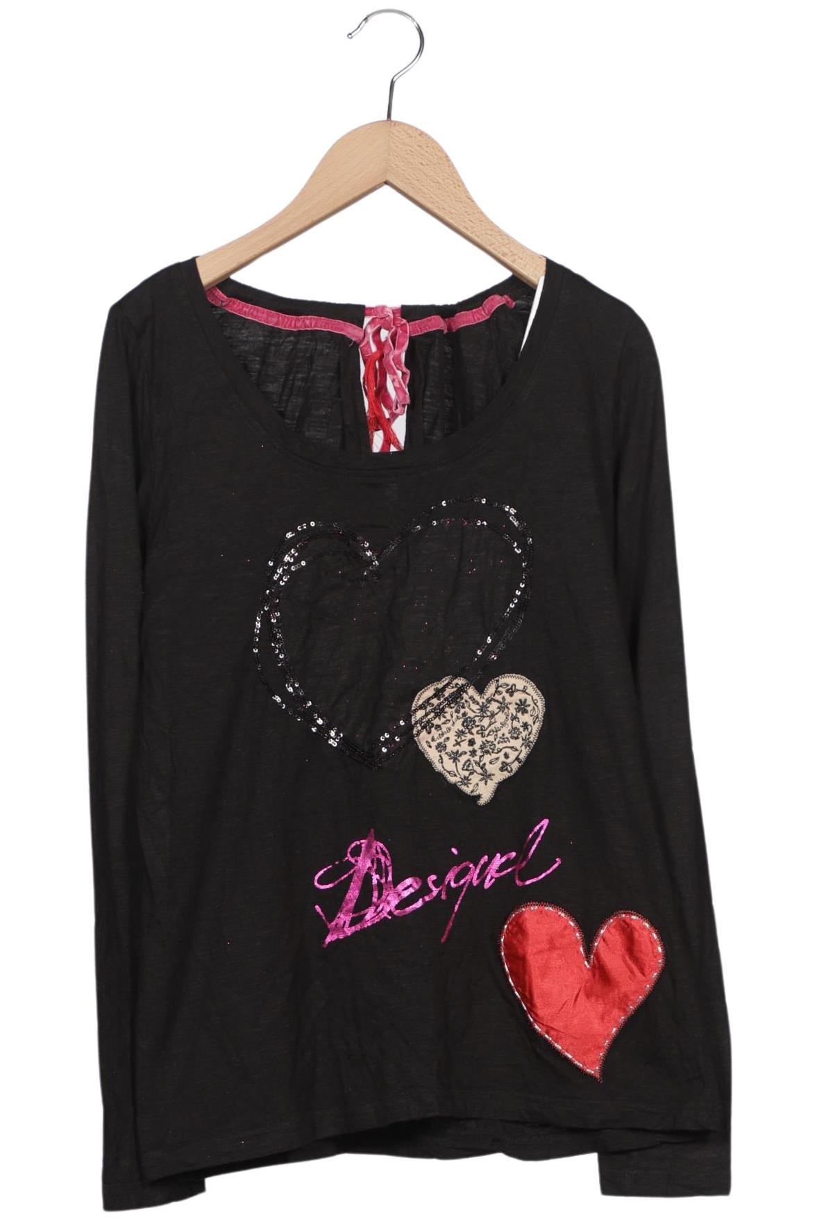 

Desigual Damen Langarmshirt, schwarz, Gr. 42
