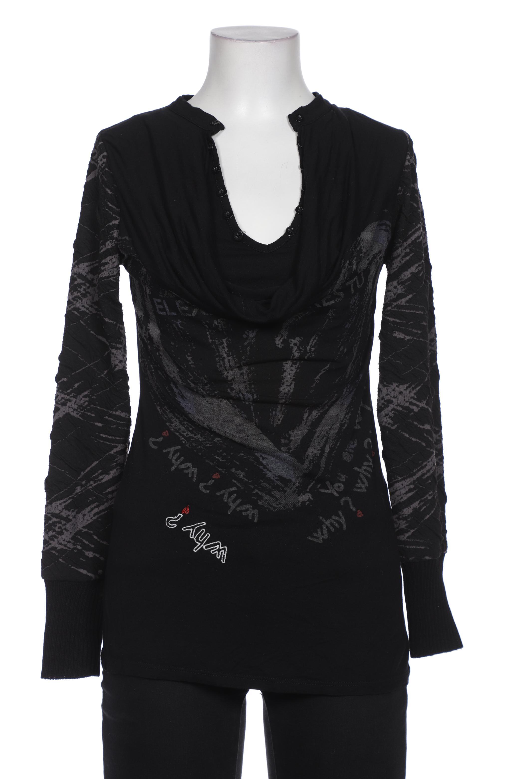 

Desigual Damen Langarmshirt, schwarz, Gr. 36