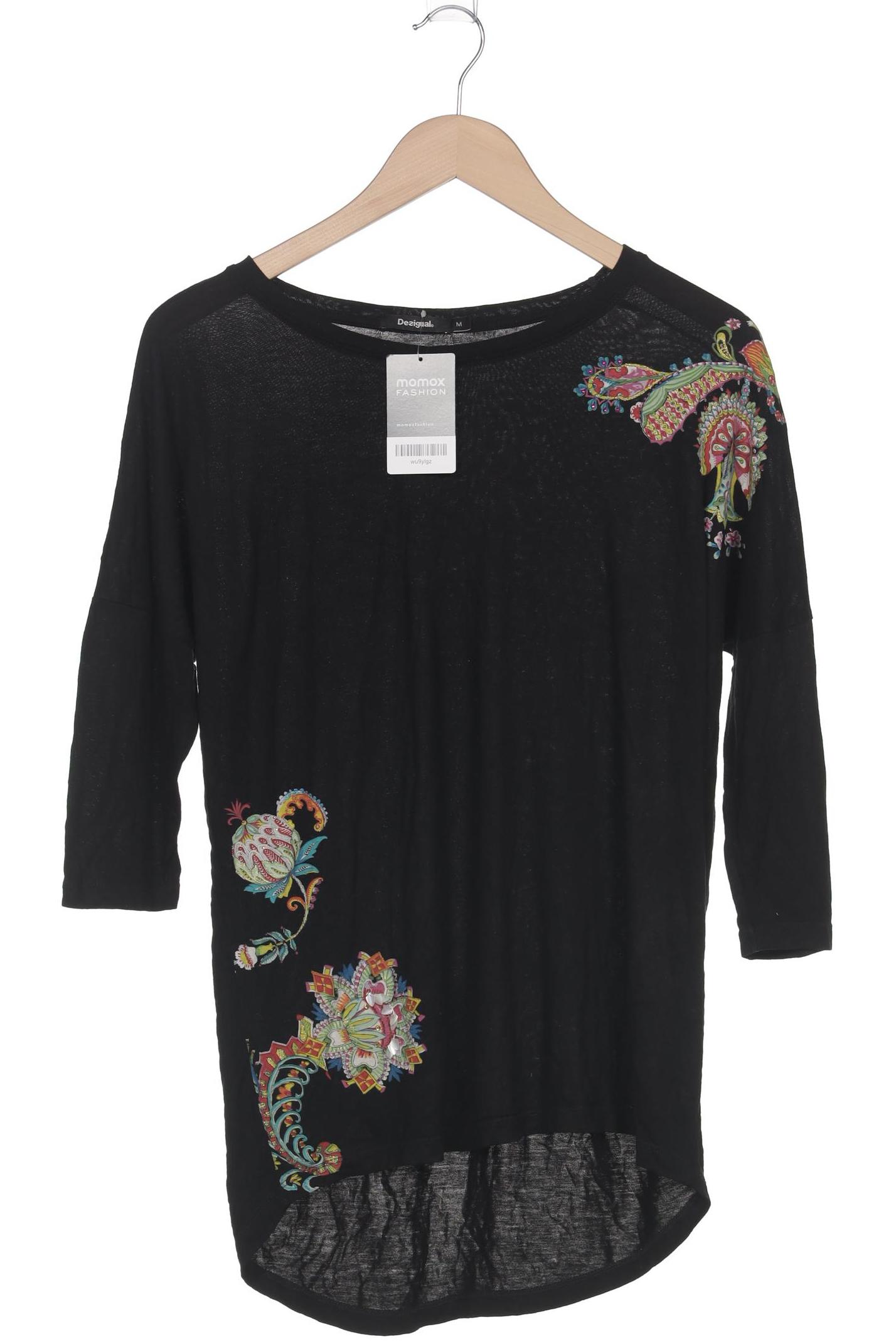 

Desigual Damen Langarmshirt, schwarz, Gr. 38