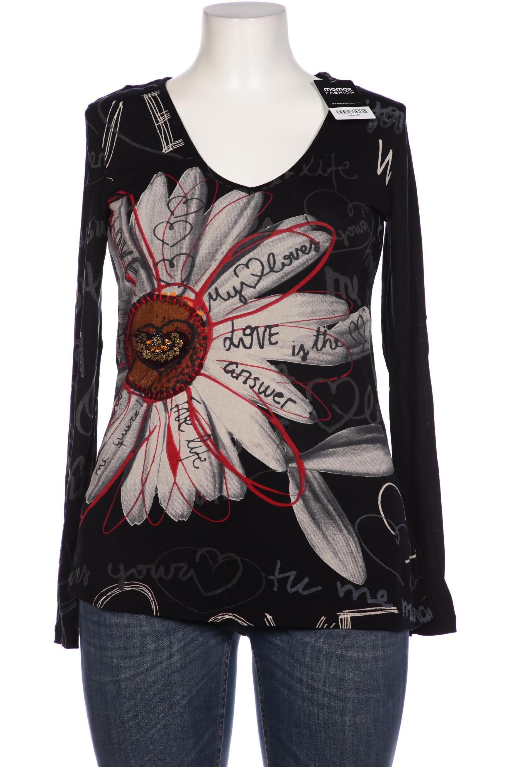 

Desigual Damen Langarmshirt, schwarz, Gr. 44