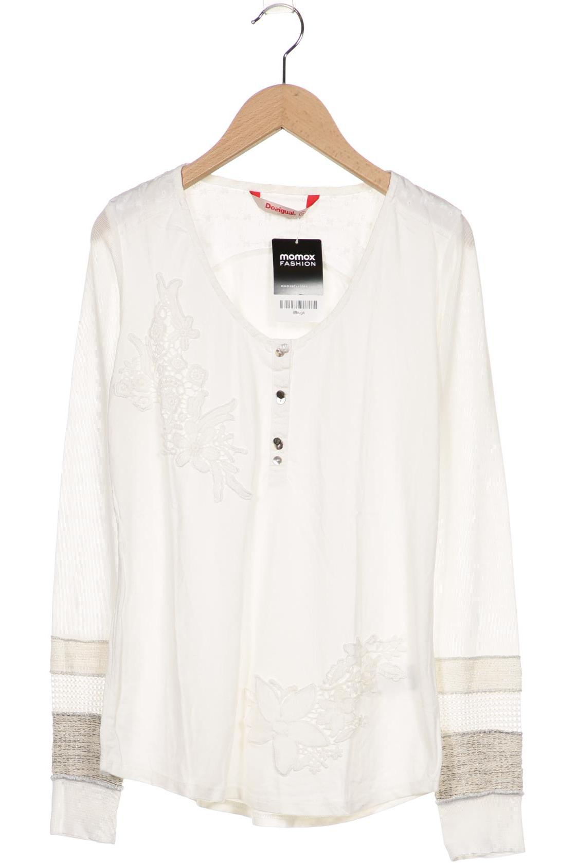 

Desigual Damen Langarmshirt, weiß, Gr. 38