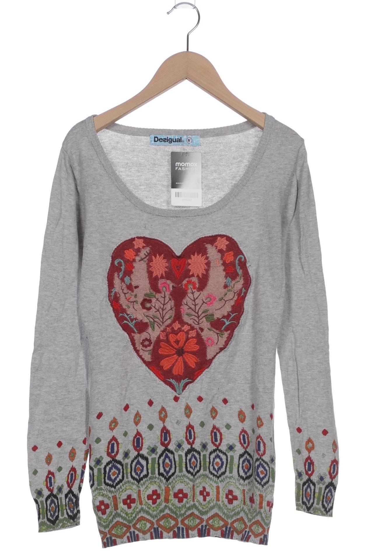 

Desigual Damen Langarmshirt, grau, Gr. 38
